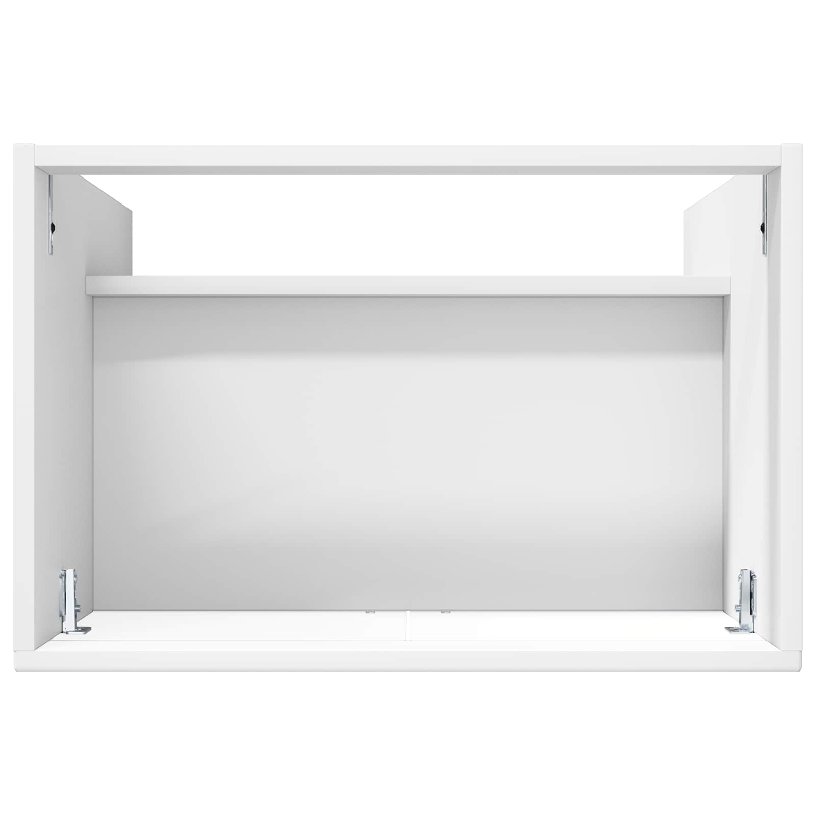 Ormarić ispod umivaonika Bijela visokog sjaja 56 x 37,5 x 81 cm