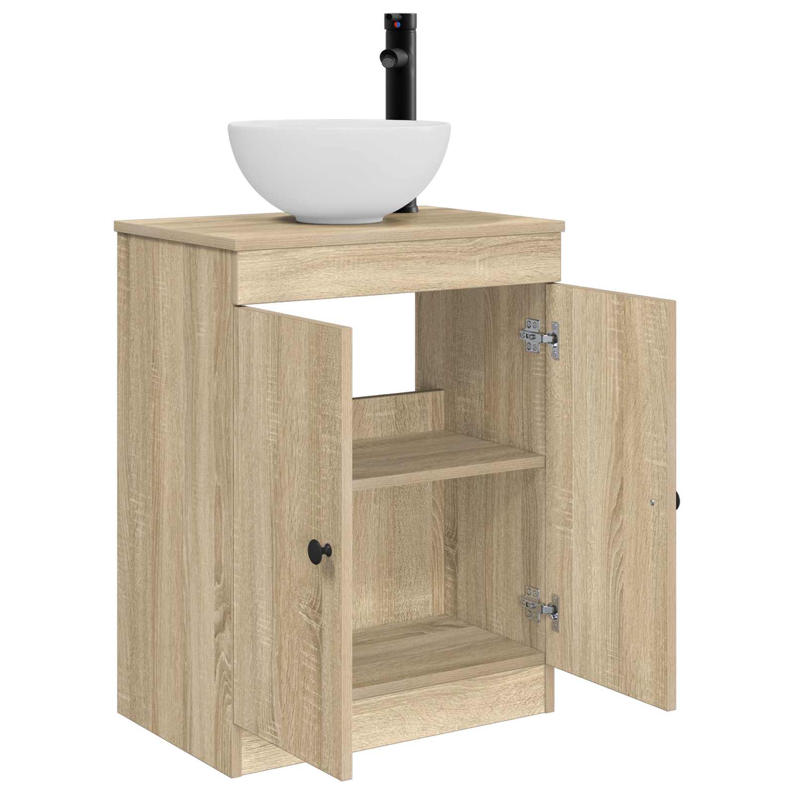 Kupaonski umivaonik s sudoperom Hrast sonoma 54 x 35 x 83 cm