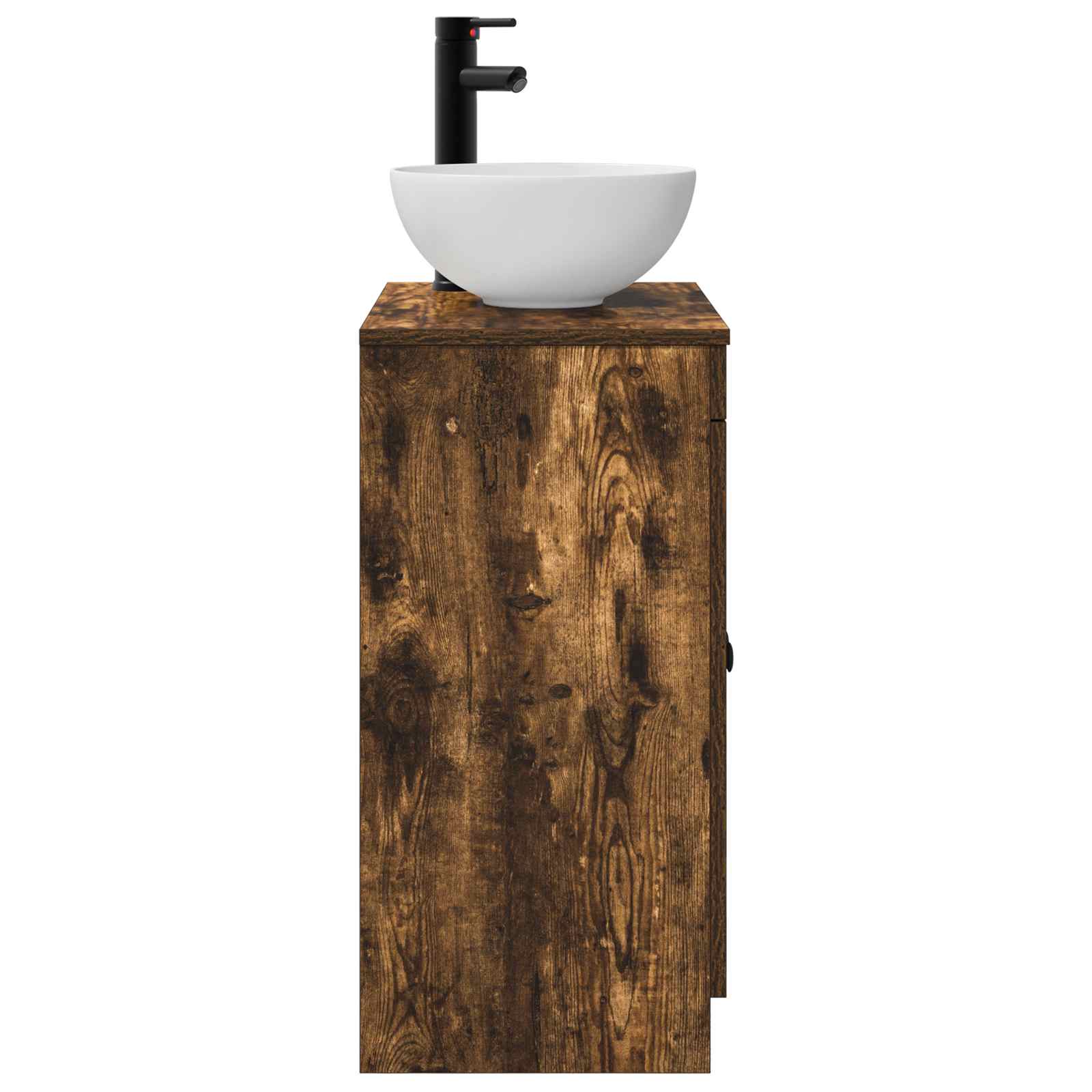 Kupaonski umivaonik s sudoperom Dimljeni hrast 54 x 35 x 83 cm