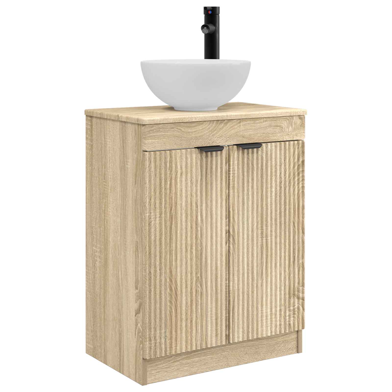 Kupaonski umivaonik s sudoperom Hrast sonoma 54 x 35 x 83 cm