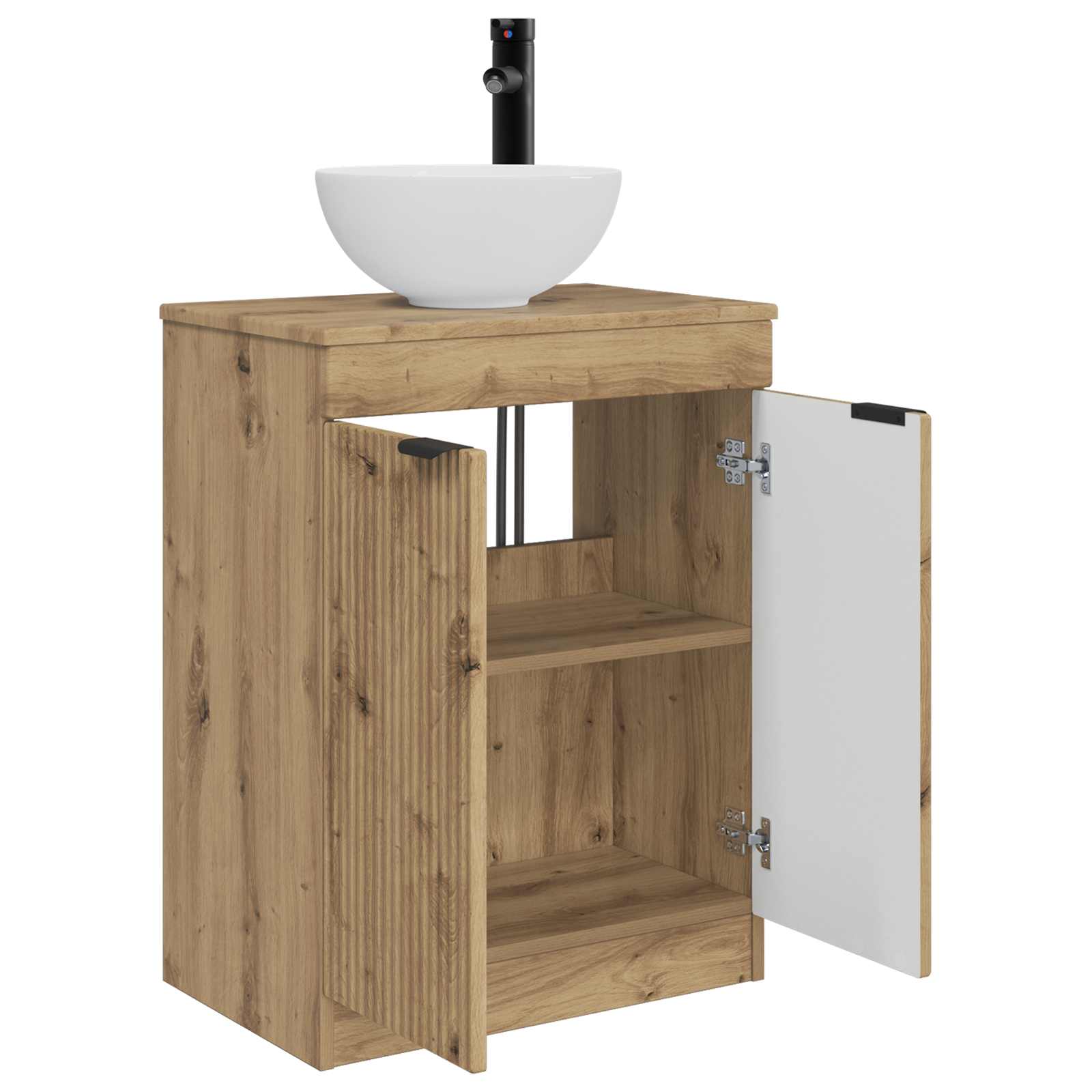 Kupaonski umivaonik s sudoperom Hrast artisan 54 x 35 x 83 cm