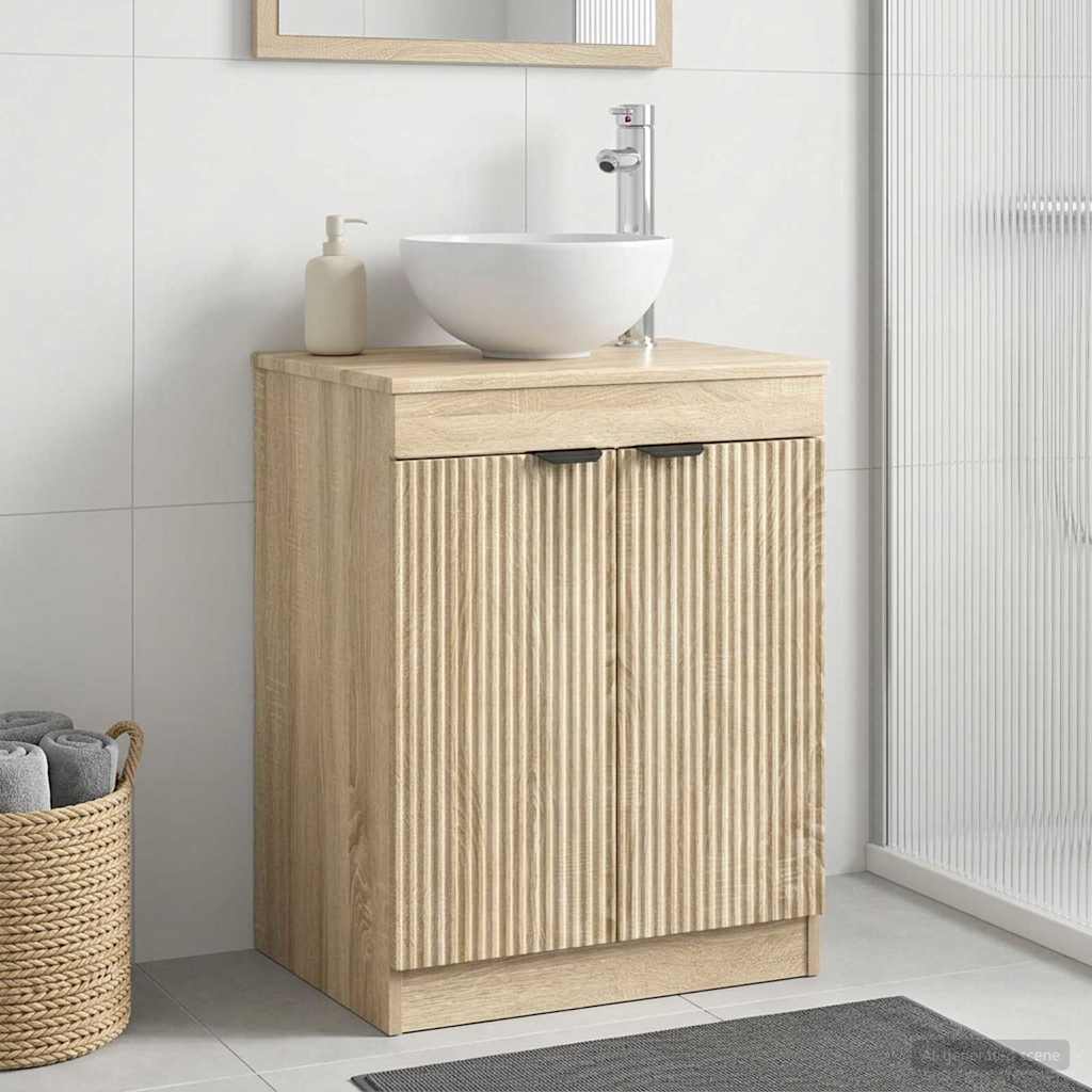 Kupaonski ormar Hrast sonoma 54 x 41 x 70 cm Konstruirano drvo