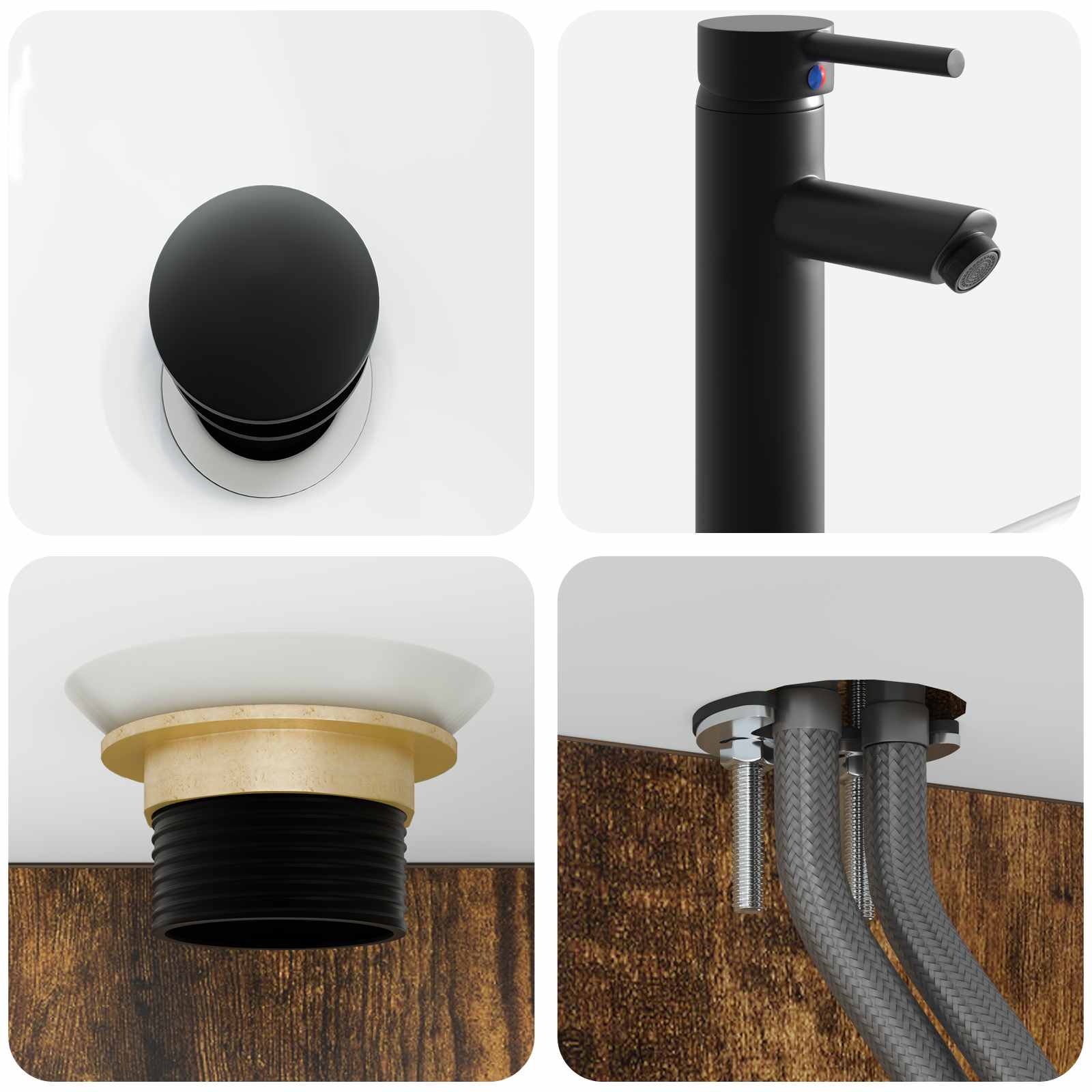 Zidni sudoper Dimljeni hrast 50 x 41 x 39 cm Konstruirano drvo