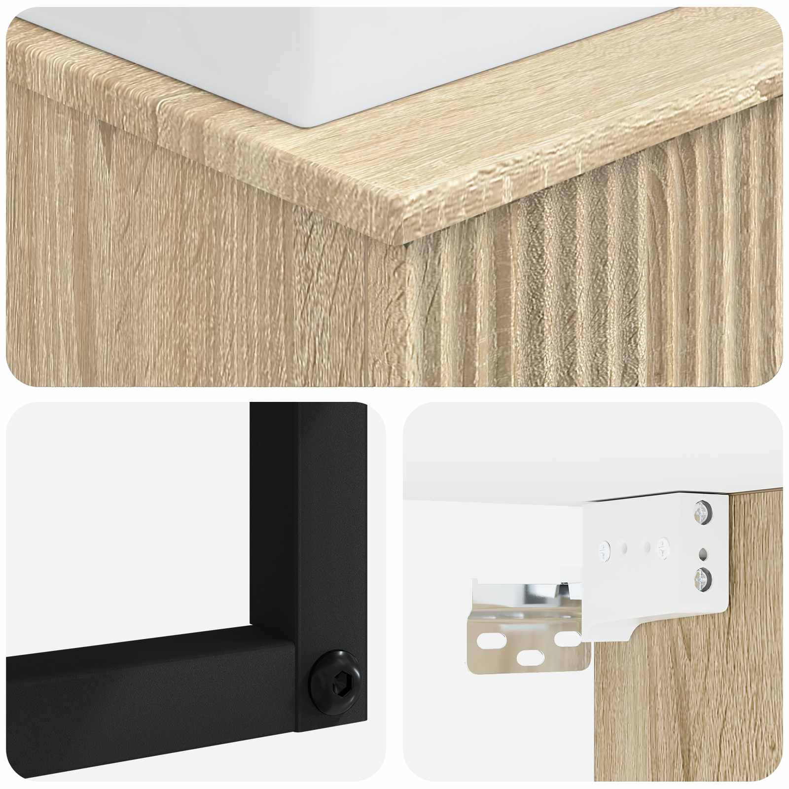 Zidni sudoper Hrast sonoma 40 x 41 x 39 cm Konstruirano drvo