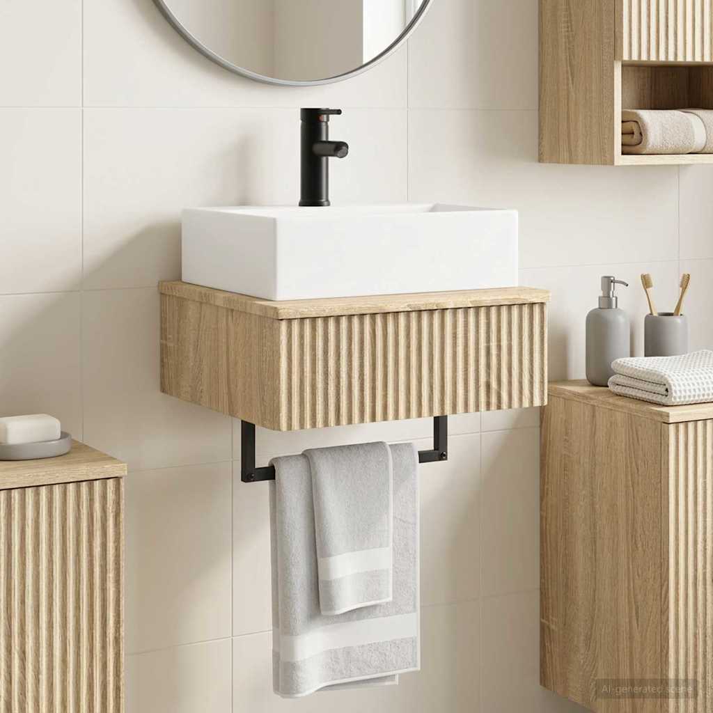 Zidni sudoper Hrast sonoma 40 x 41 x 39 cm Konstruirano drvo