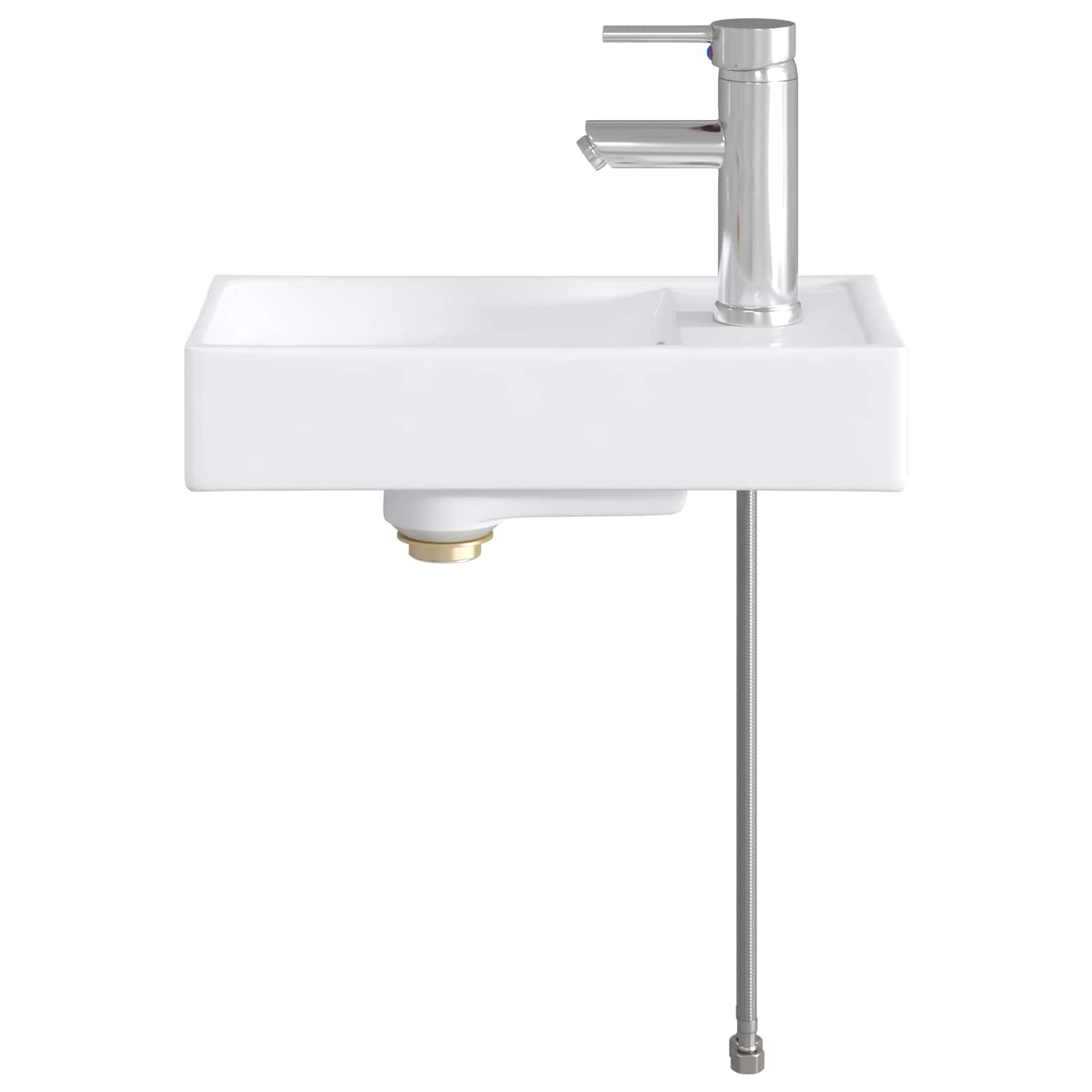 Umivaonik za kupaonicu Krom 40,5 x 22,5 x 11,5 cm Metal