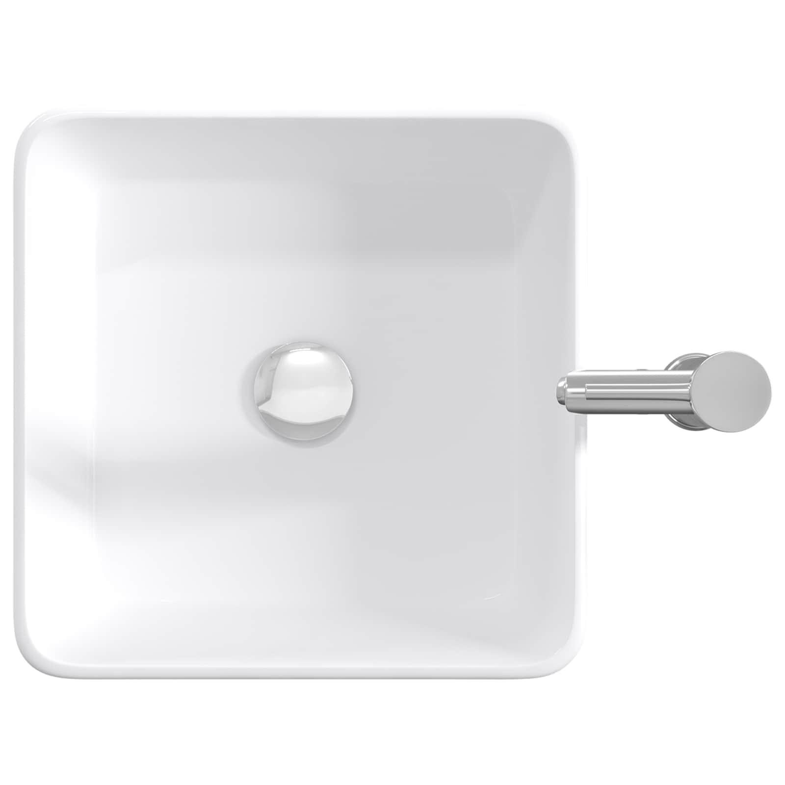 Umivaonik za kupaonicu Krom 36,5 x 36,5 x 13 cm Metal