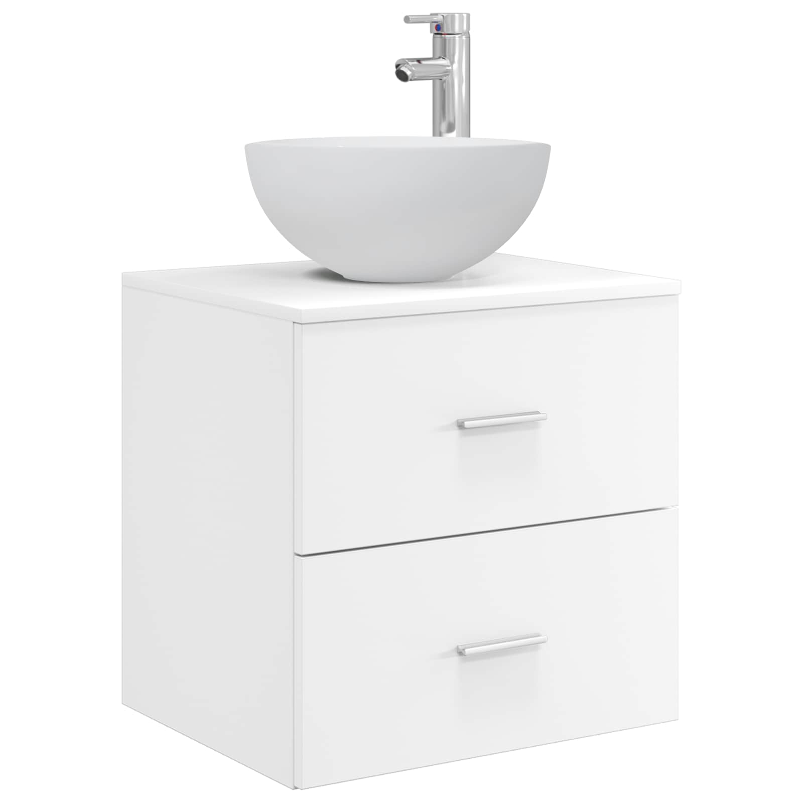 Umivaonik s policom Bijela 49,5 x 41 x 64,5 cm