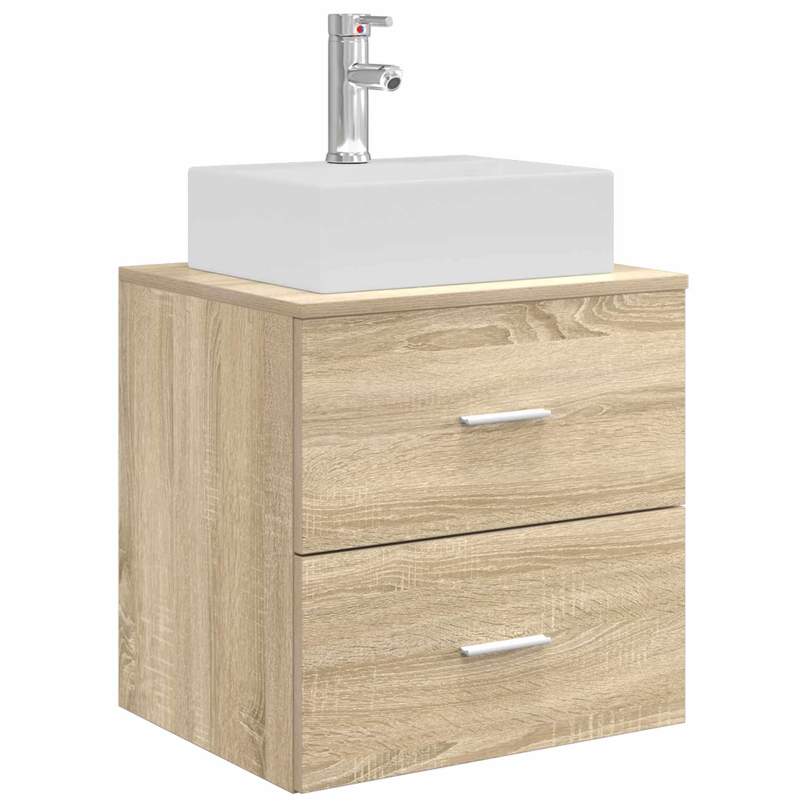 Umivaonik s policom Hrast sonoma 49,5 x 41 x 62,5 cm