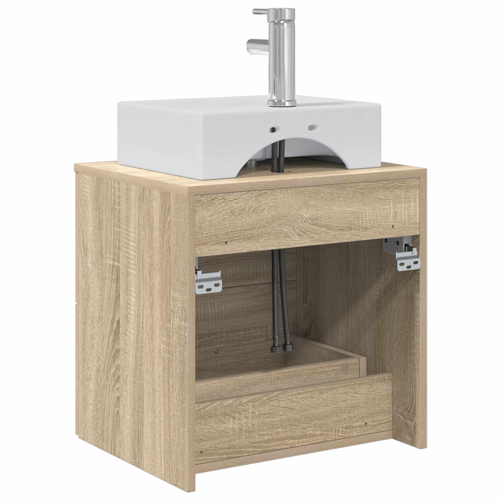 Umivaonik s policom Hrast sonoma 49,5 x 41 x 62,5 cm