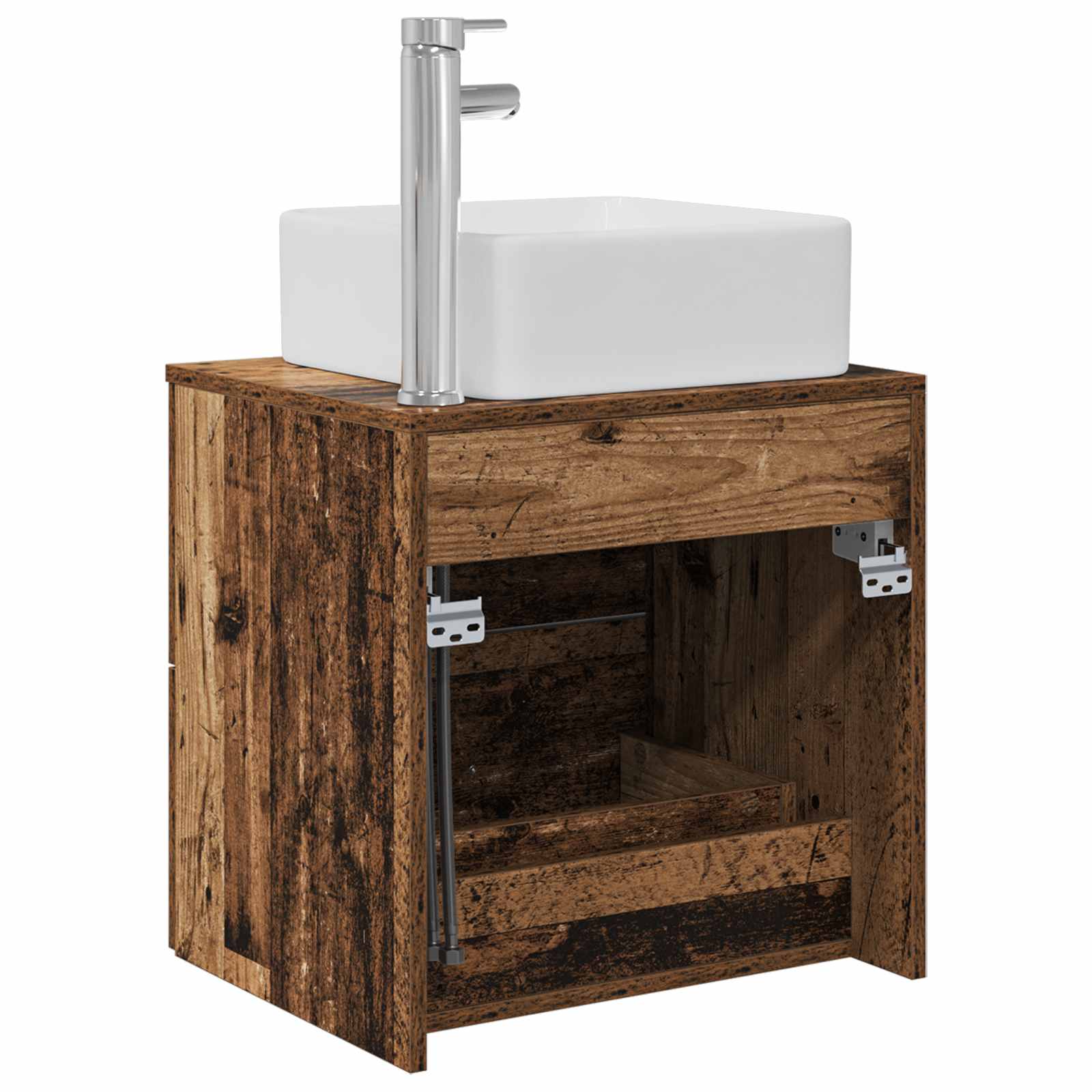 Umivaonik s policom Staro drvo 53 x 34,5 x 63 cm