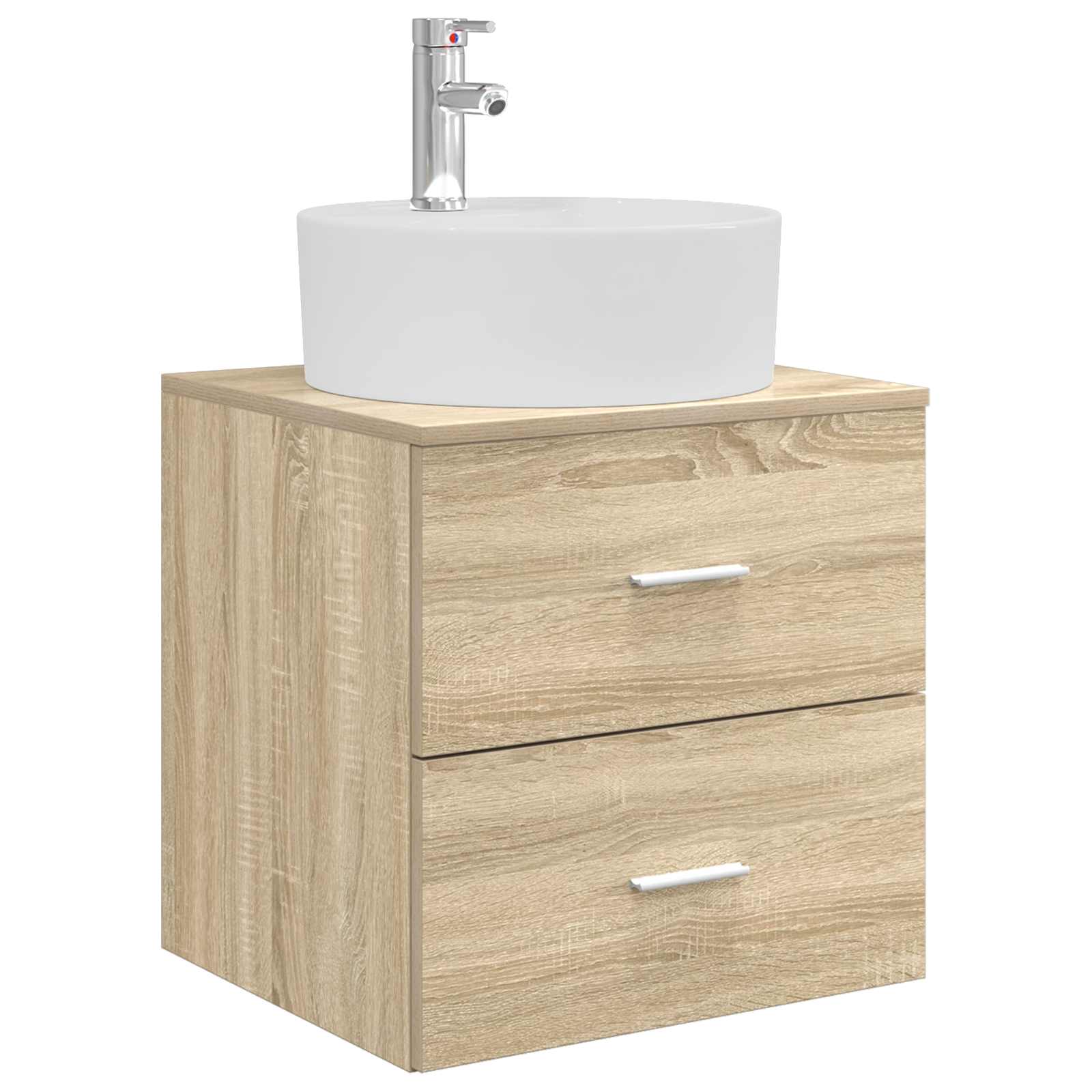 Umivaonik s policom Hrast sonoma 49,5 x 44,5 x 65 cm