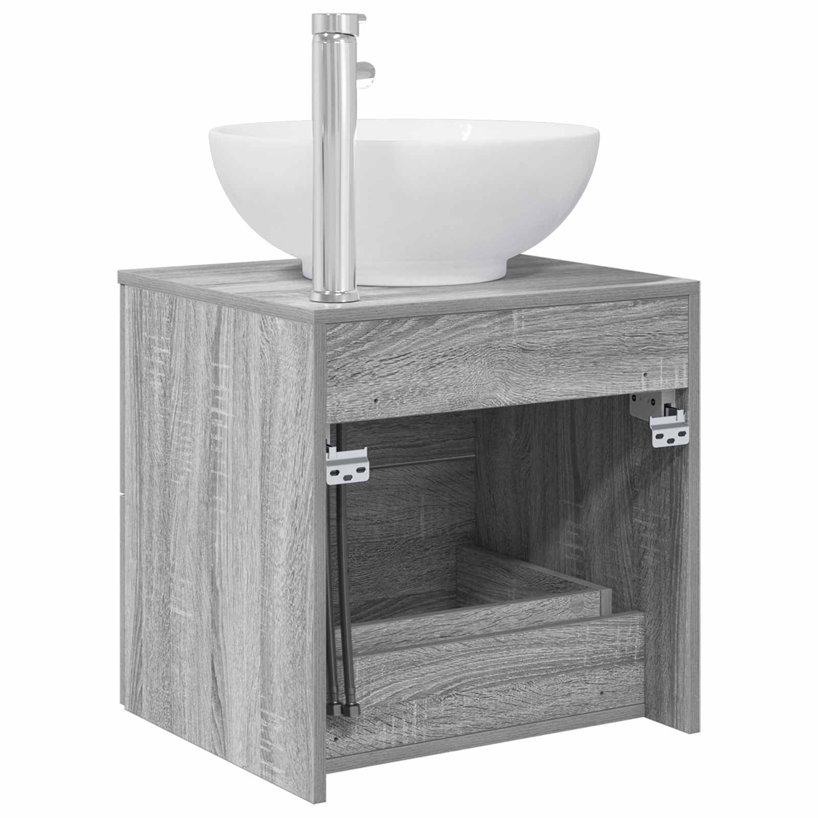 Umivaonik s policom Siva Sonoma 49,5 x 44,5 x 66,5 cm