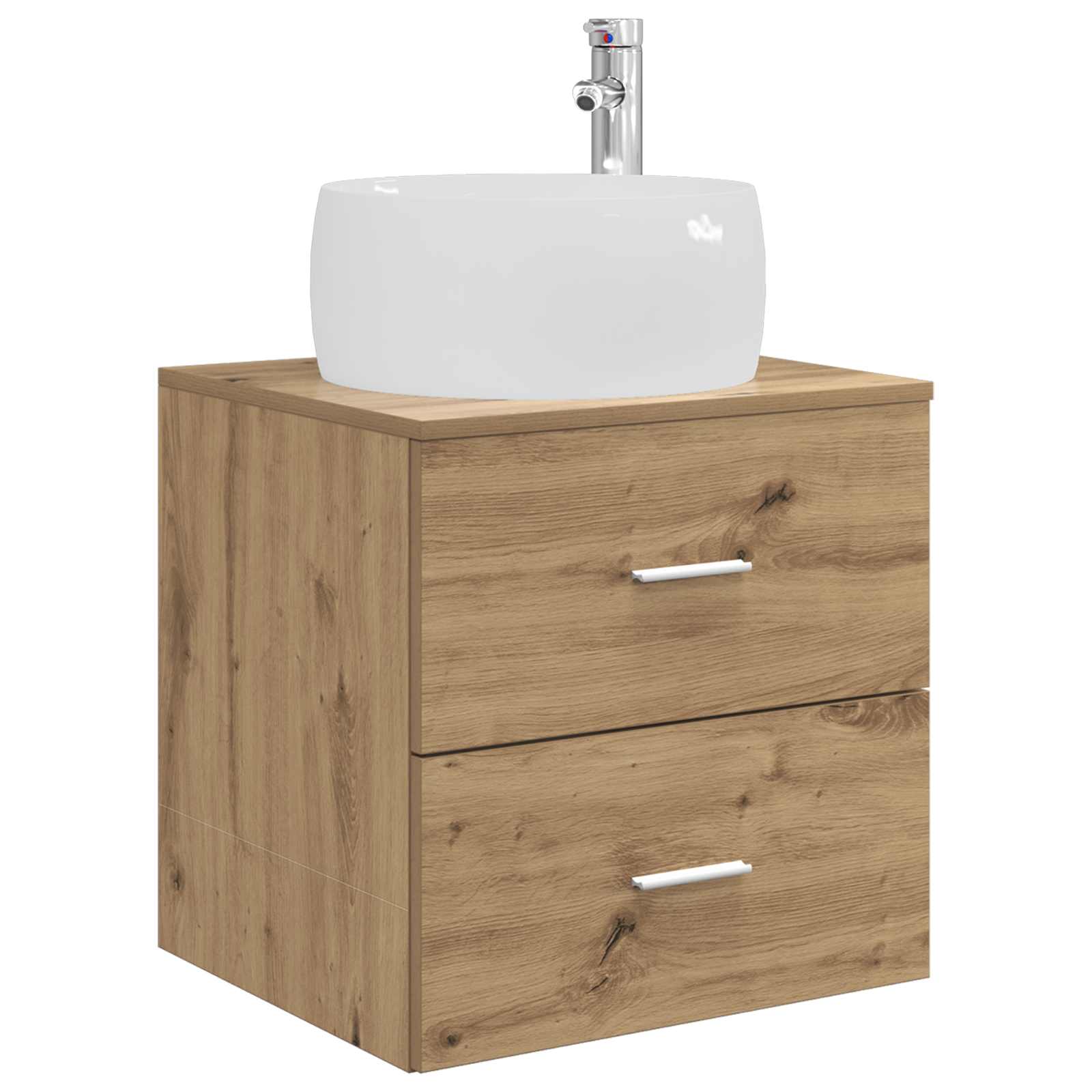 Umivaonik s policom Hrast artisan 49,5 x 44,5 x 66 cm