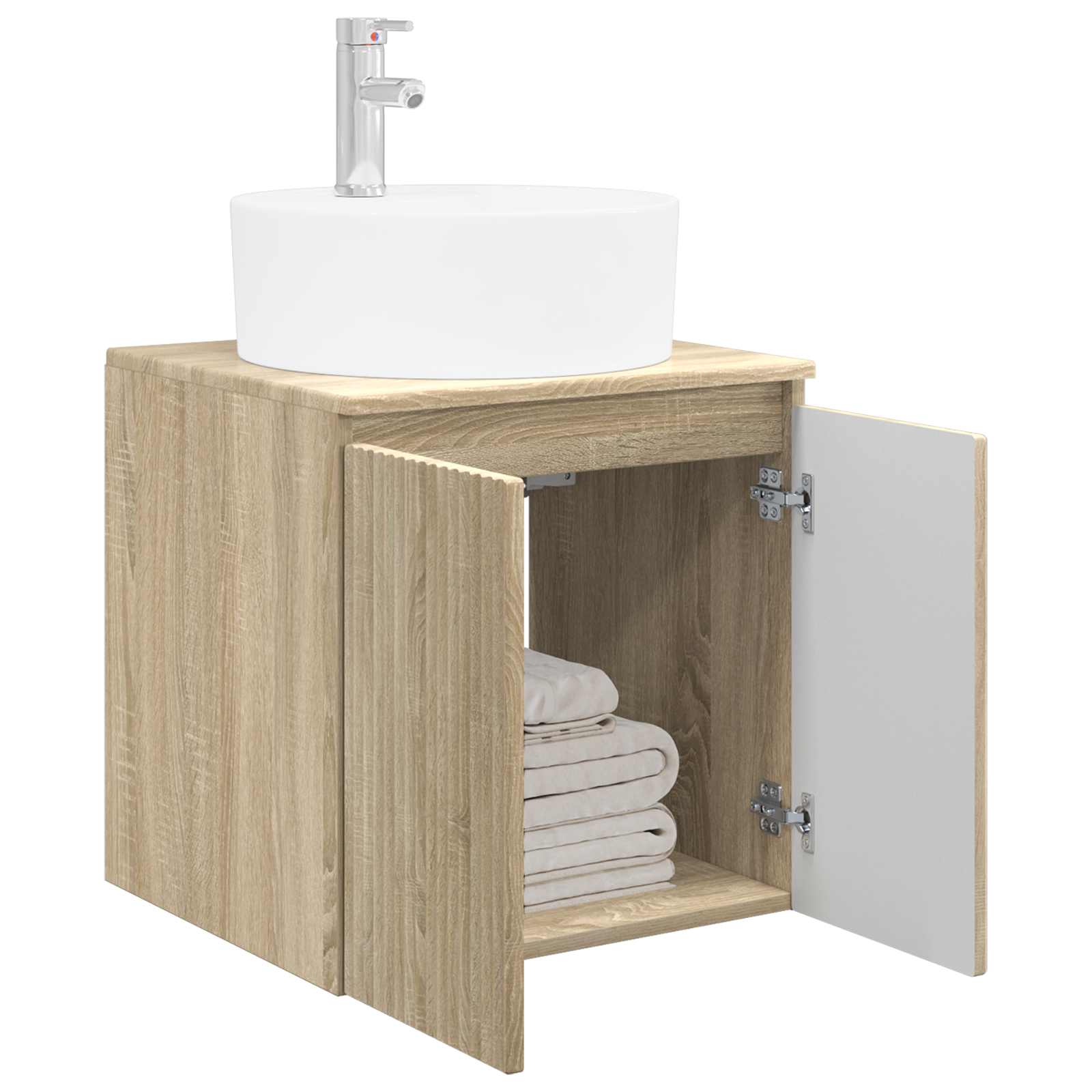 Umivaonik s policom Hrast sonoma 49,5 x 44,5 x 65 cm