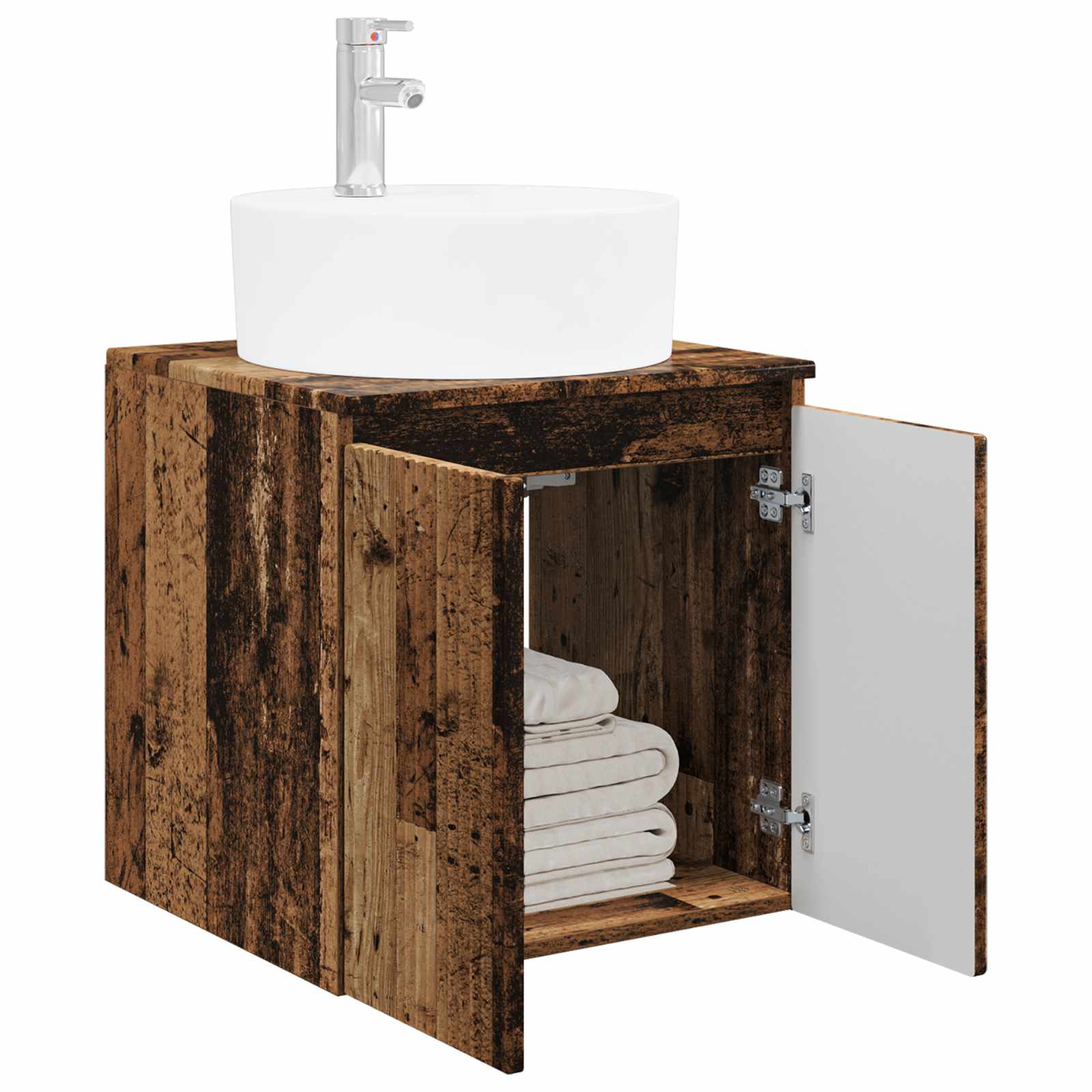 Umivaonik s policom Staro drvo 49,5 x 44,5 x 65 cm