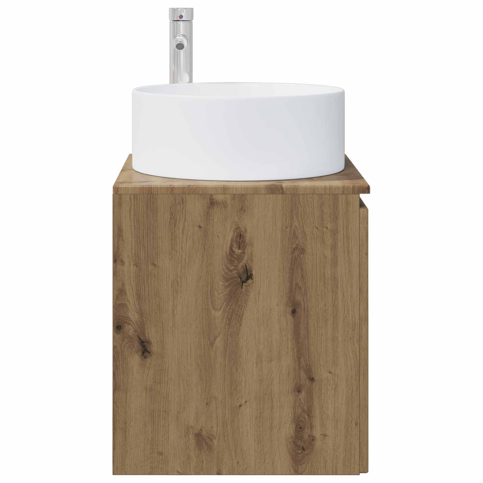 Umivaonik s policom za zid Hrast artisan 49,5 x 44,5 x 65,5 cm