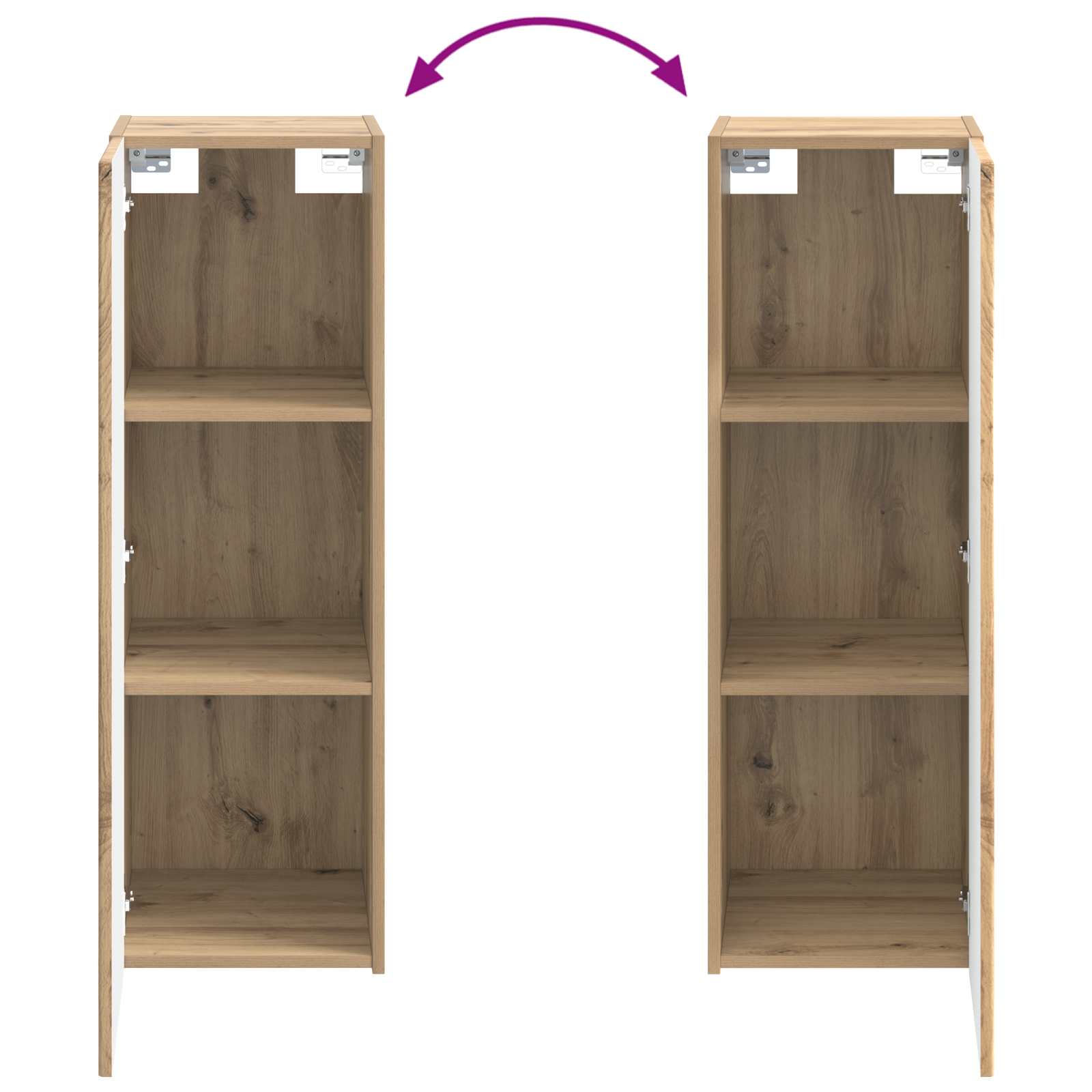 Ormar za Kupaonicu na Zidu Hrast artisan 33 x 34,5 x 60 cm