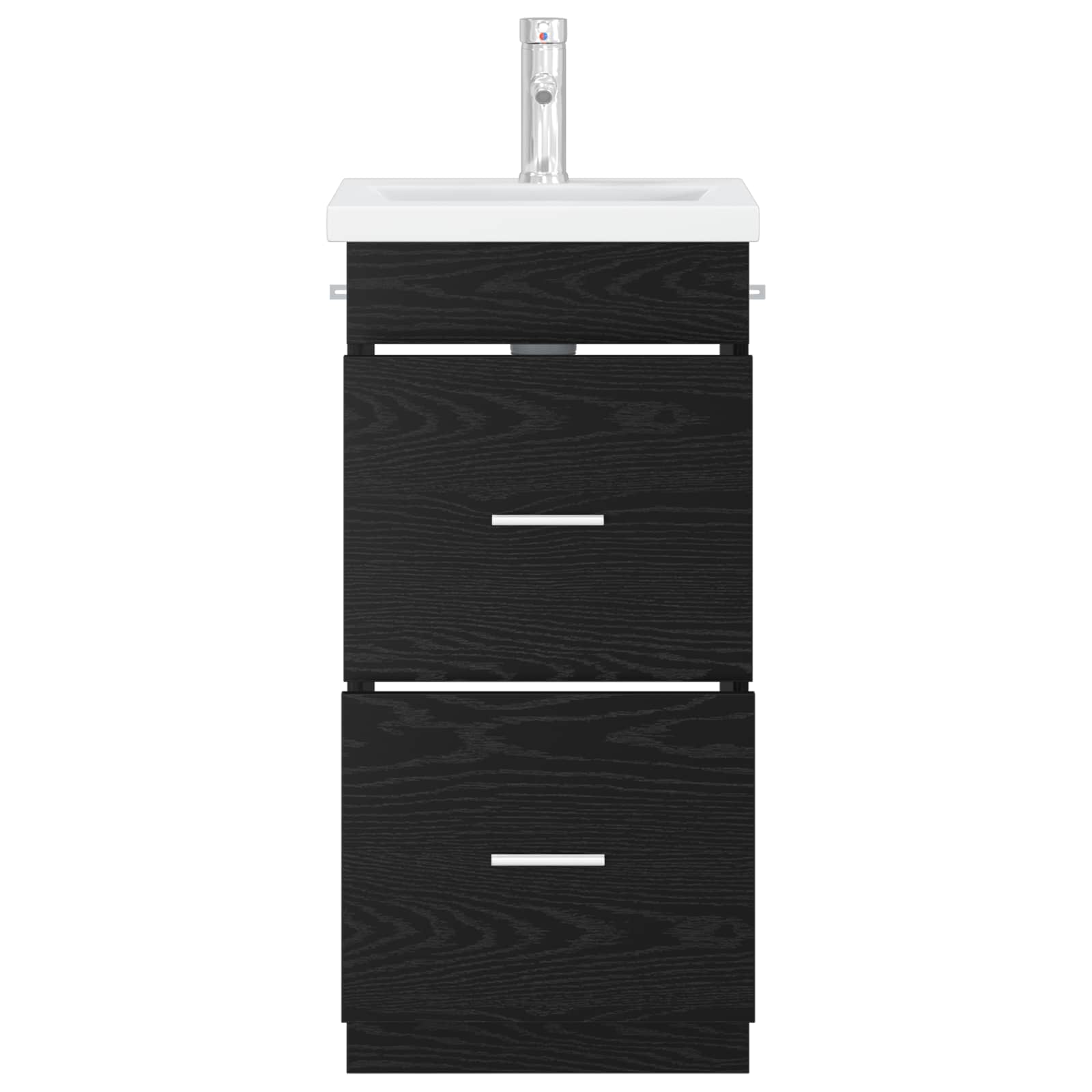 Kupaonski umivaonik s sudoperom Crni hrast 42 x 40 x 84,5 cm