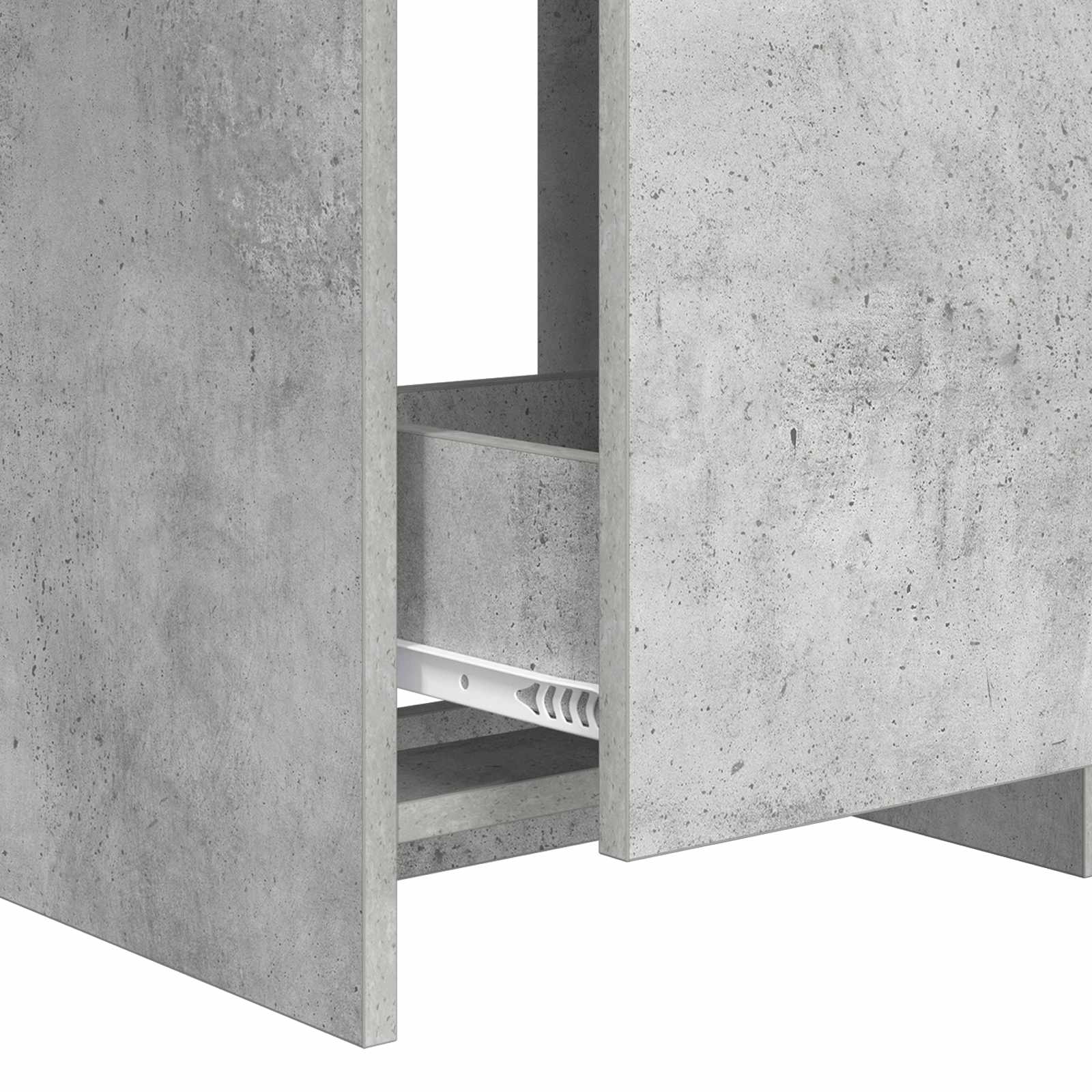 Kupaonski umivaonik s sudoperom Betonska siva 42 x 40 x 84,5 cm
