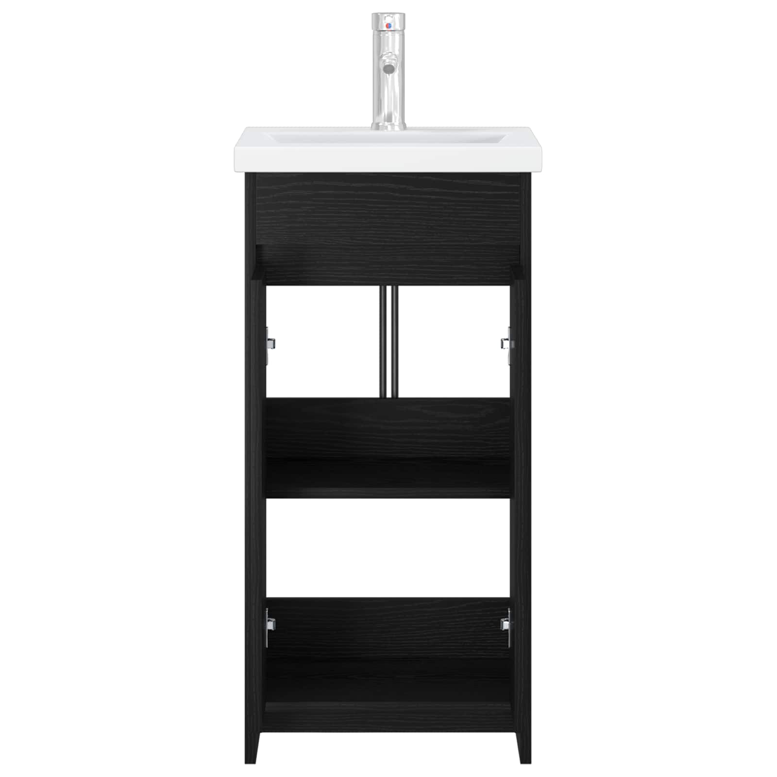 Kupaonski umivaonik s sudoperom Crni hrast 42 x 40 x 84,5 cm
