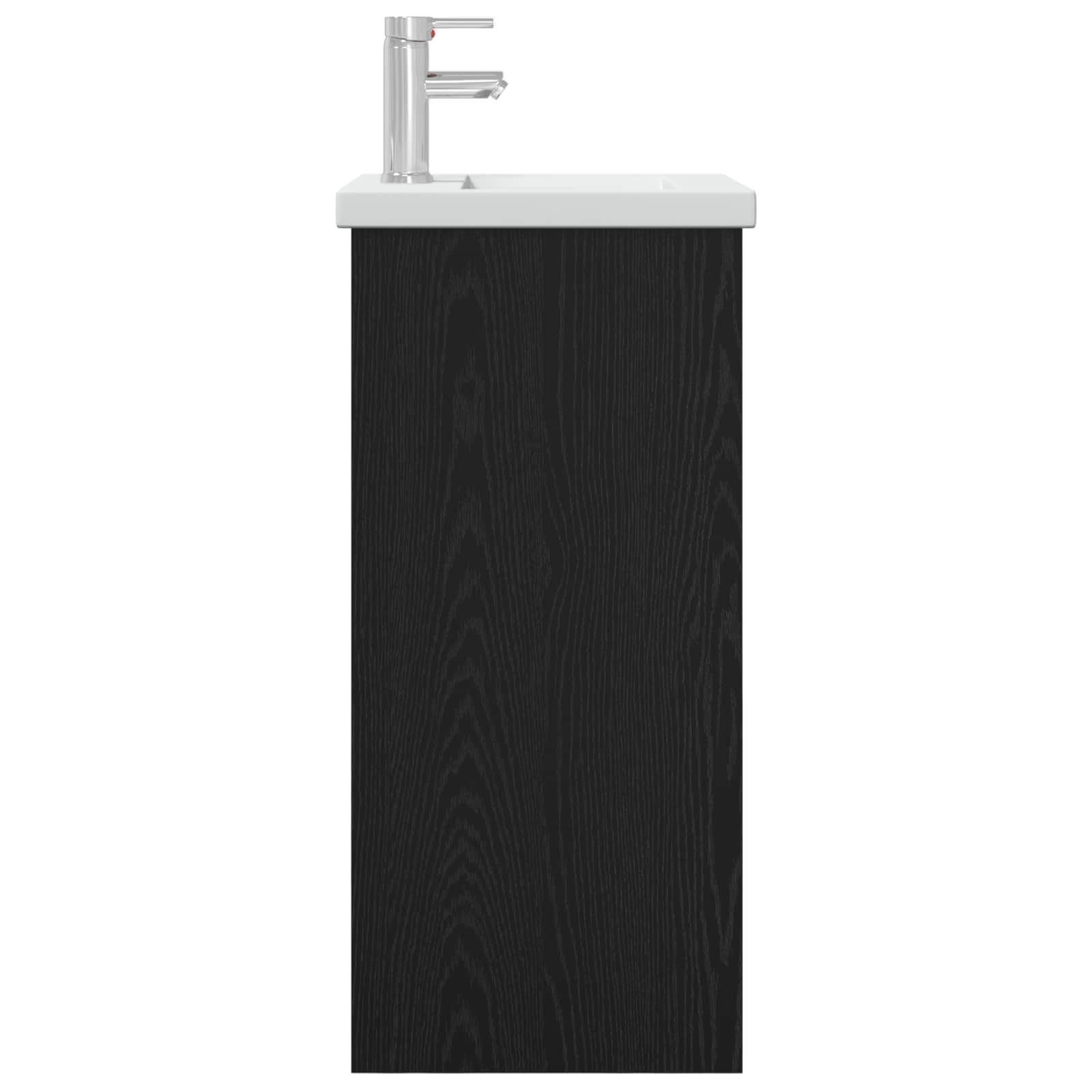 Kupaonski umivaonik s sudoperom Crni hrast 42 x 40 x 84,5 cm