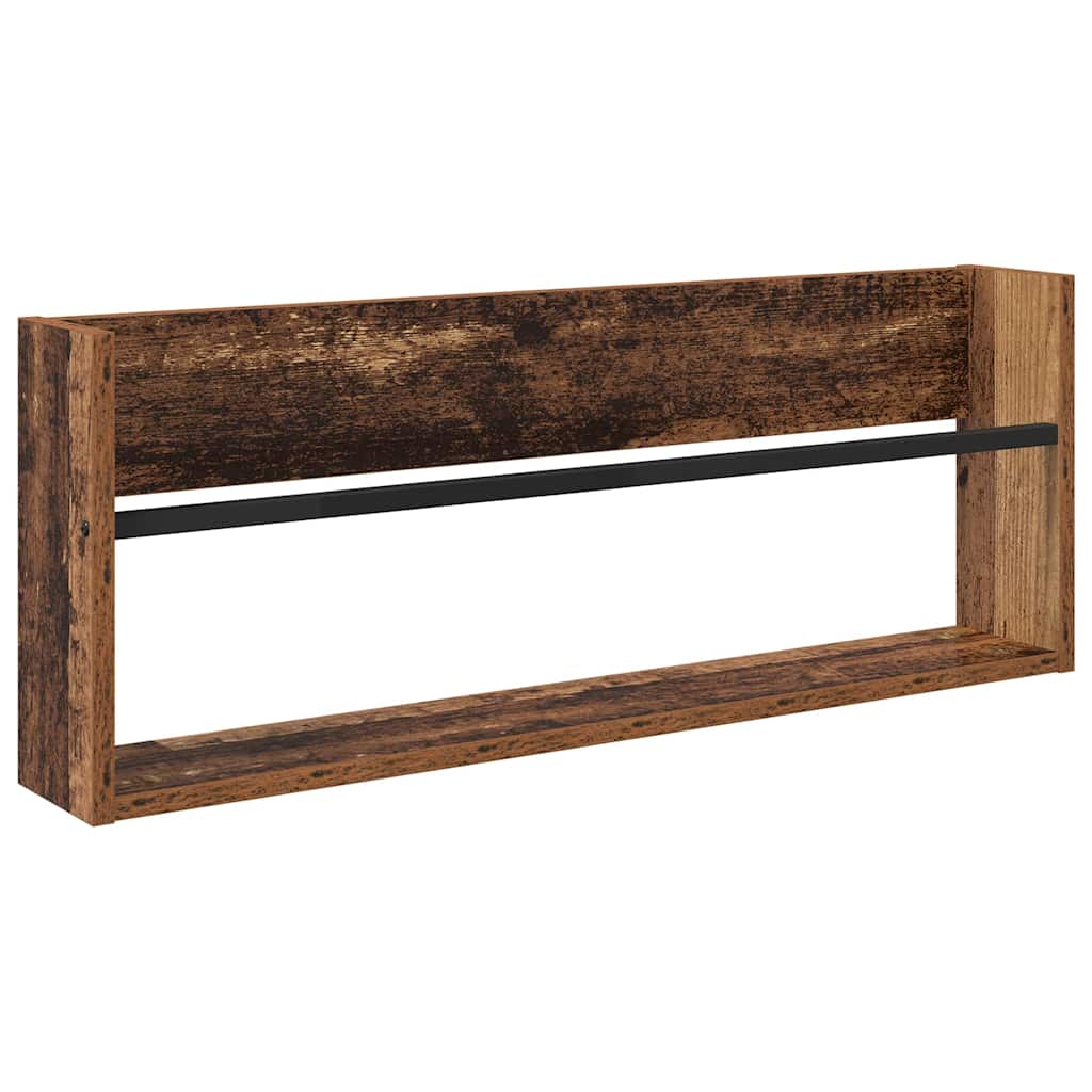 Polica za časopise Staro drvo 80 x 12 x 30 cm Konstruirano drvo