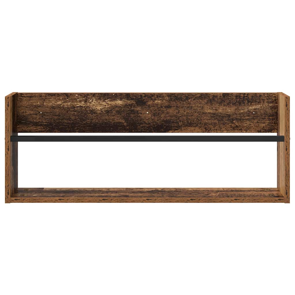 Polica za časopise Staro drvo 80 x 12 x 30 cm Konstruirano drvo