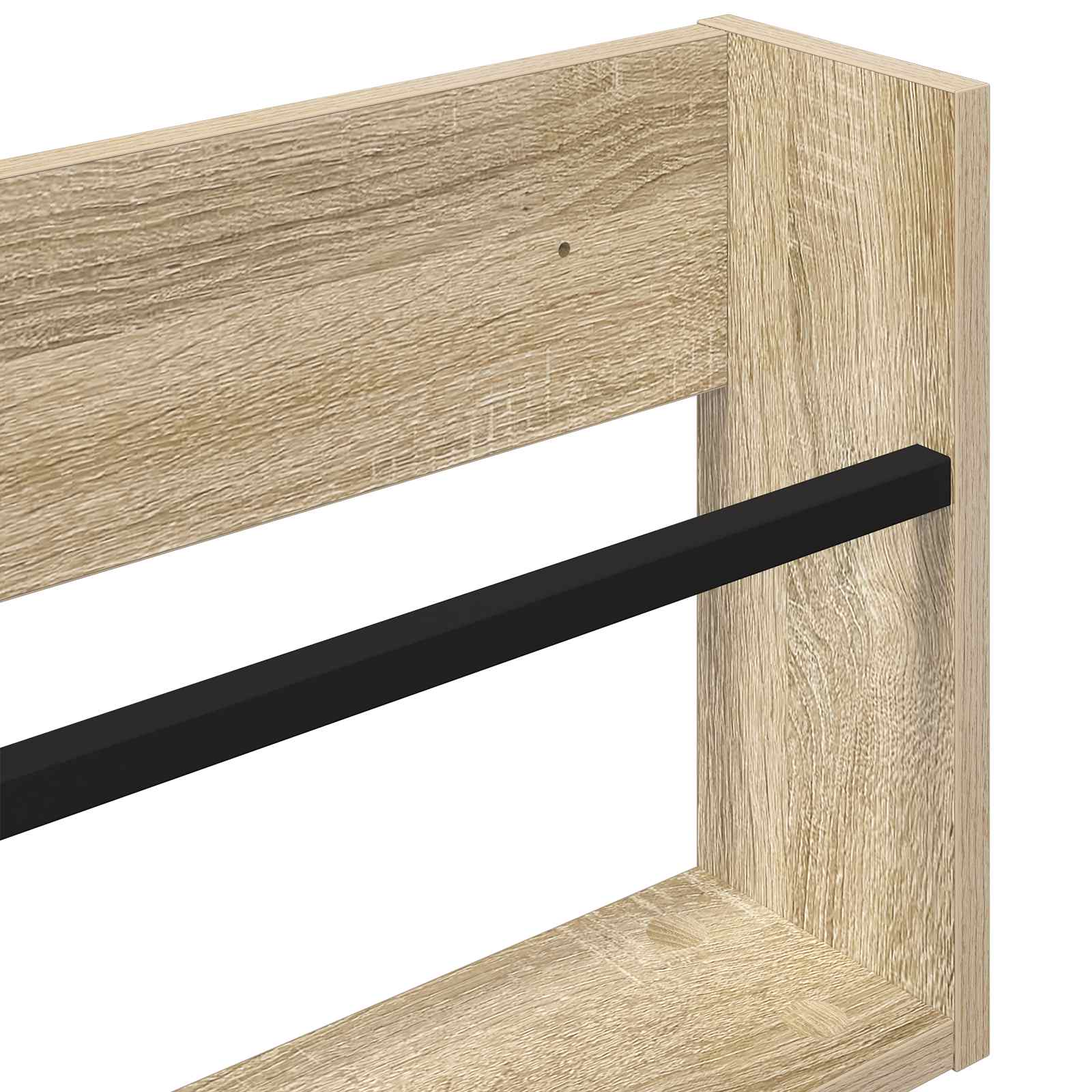 Polica za časopise Zidne 2 pcs Sonoma hrast 100 x 12 x 30 cm