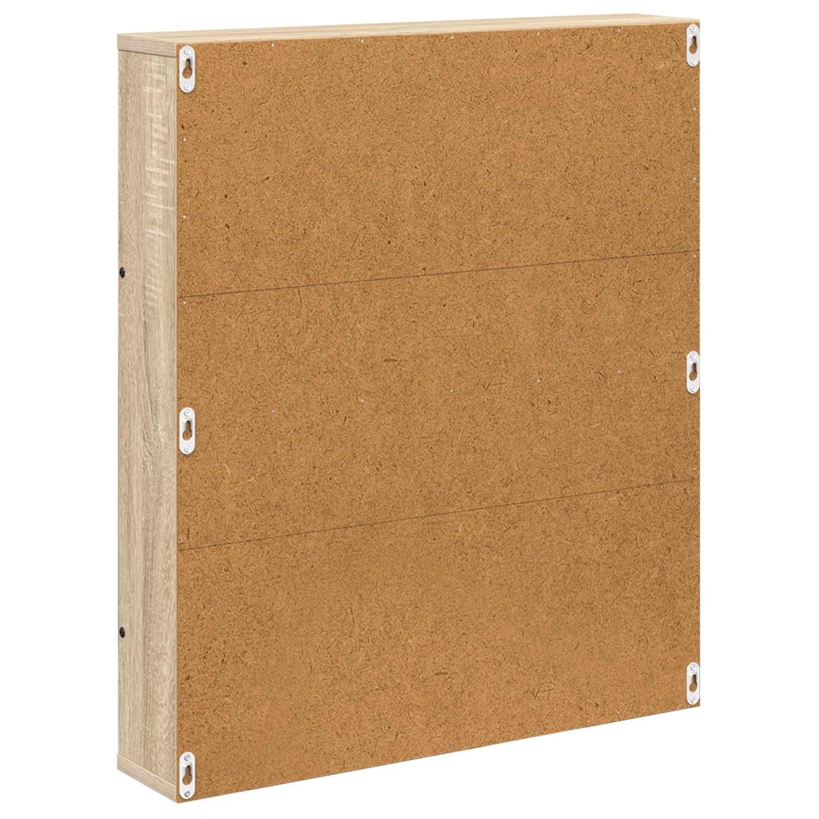 Polica za časopise s policom 2 pcs Sonoma hrast 60 x 12 x 70 cm
