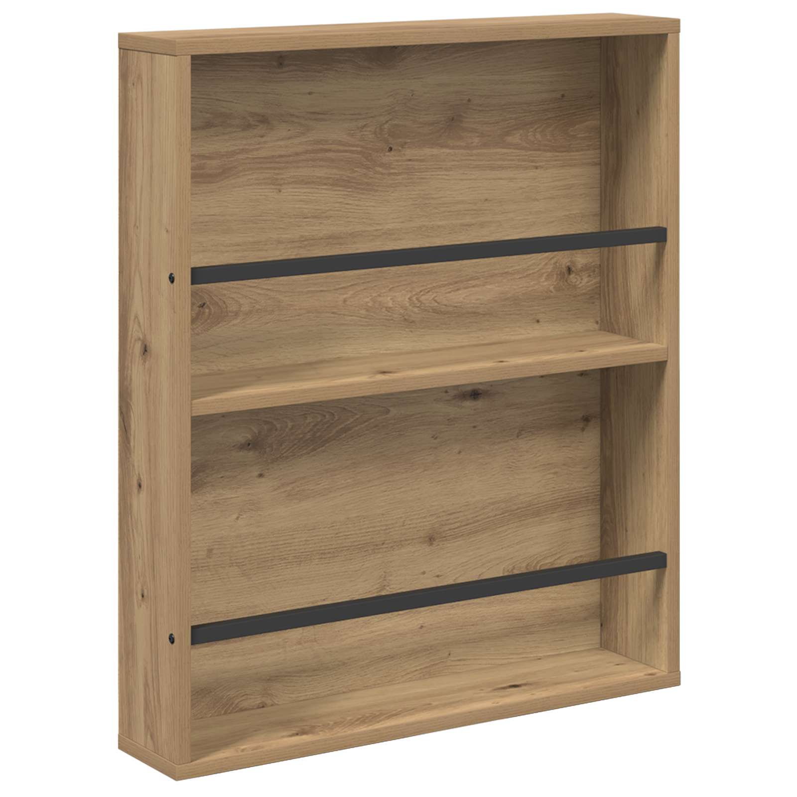 Polica za časopise Zidne 2 pcs Umjetnički hrast 60 x 12 x 70 cm