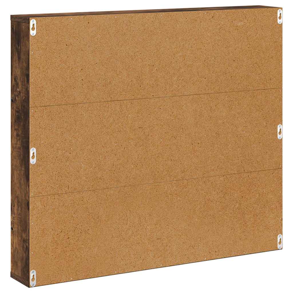 Polica za časopise Zidne 2 pcs Dimljeni hrast 80 x 12 x 70 cm
