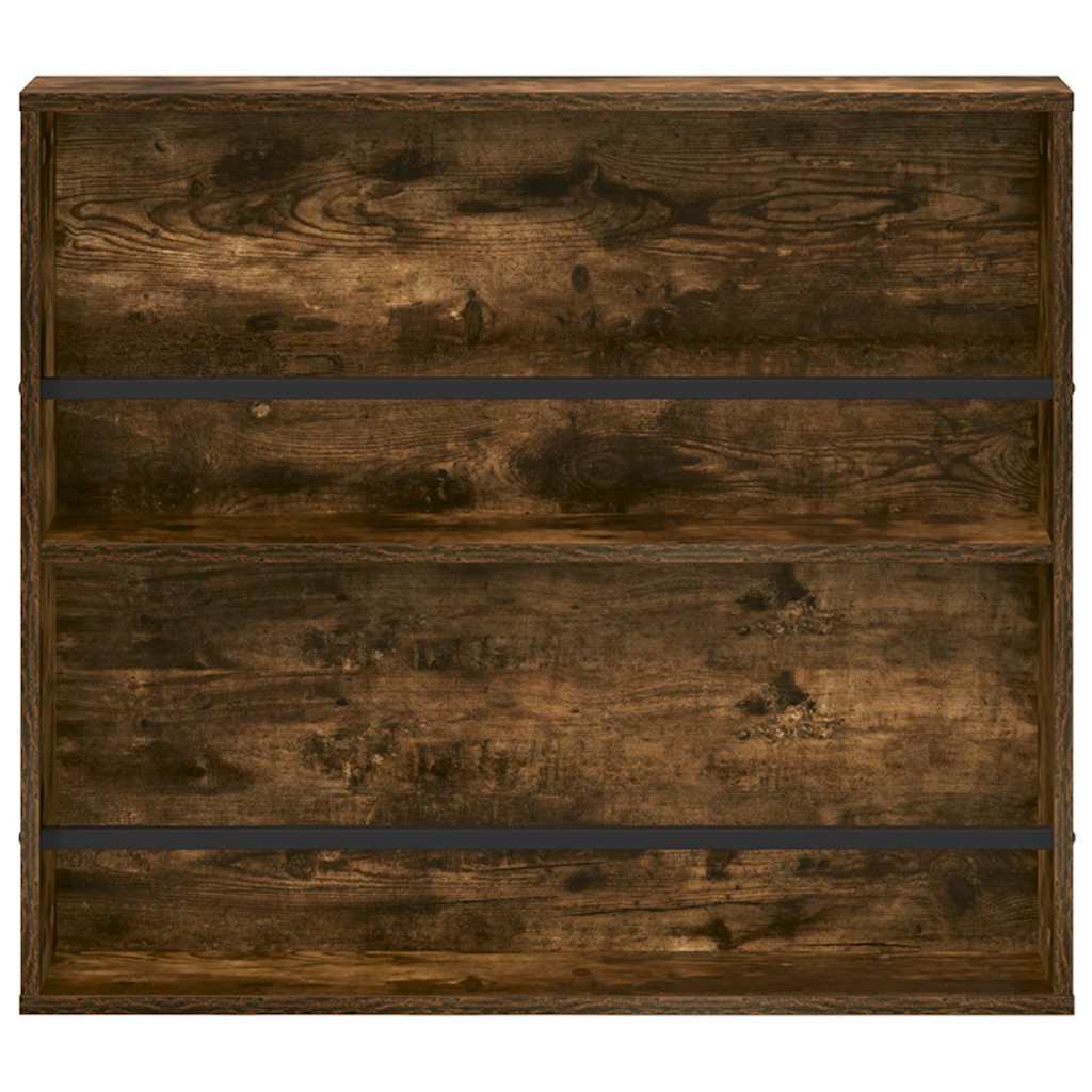 Polica za časopise Zidne 2 pcs Dimljeni hrast 80 x 12 x 70 cm