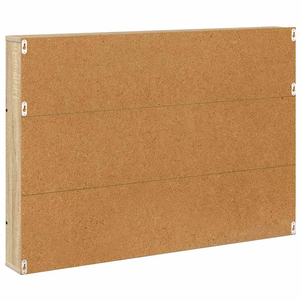 Polica za časopise s policom Sonoma hrast 100 x 12 x 70 cm