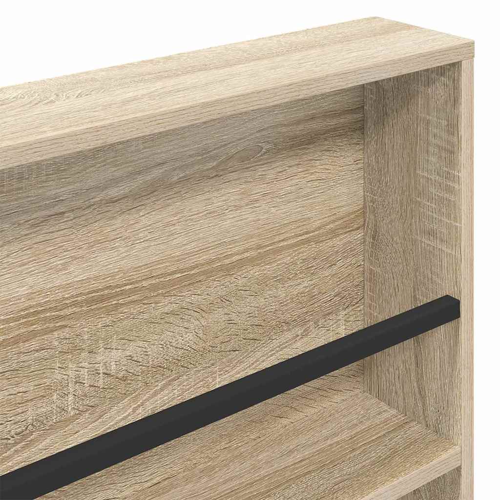 Polica za časopise Zidne 2 pcs Sonoma hrast 100 x 12 x 70 cm