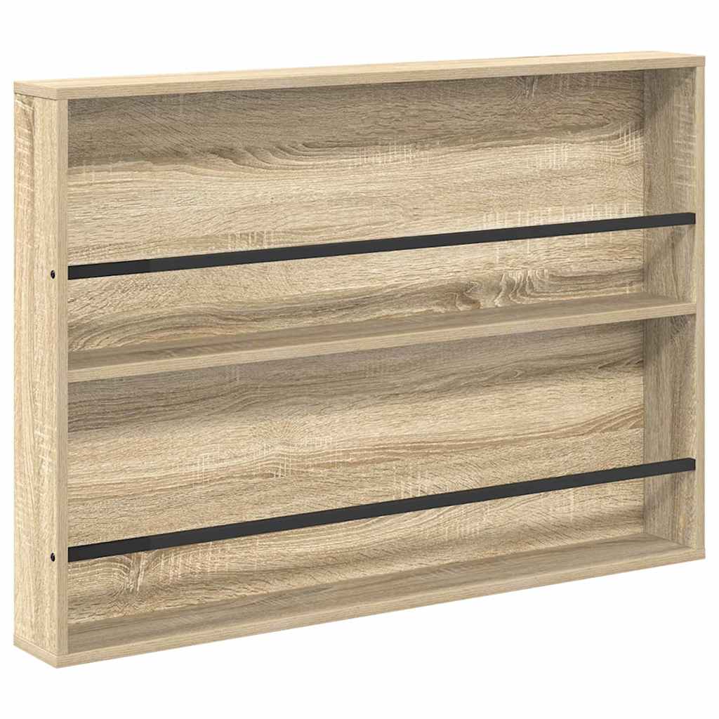 Polica za časopise Zidne 2 pcs Sonoma hrast 100 x 12 x 70 cm