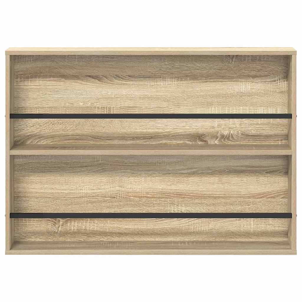 Polica za časopise Zidne 2 pcs Sonoma hrast 100 x 12 x 70 cm