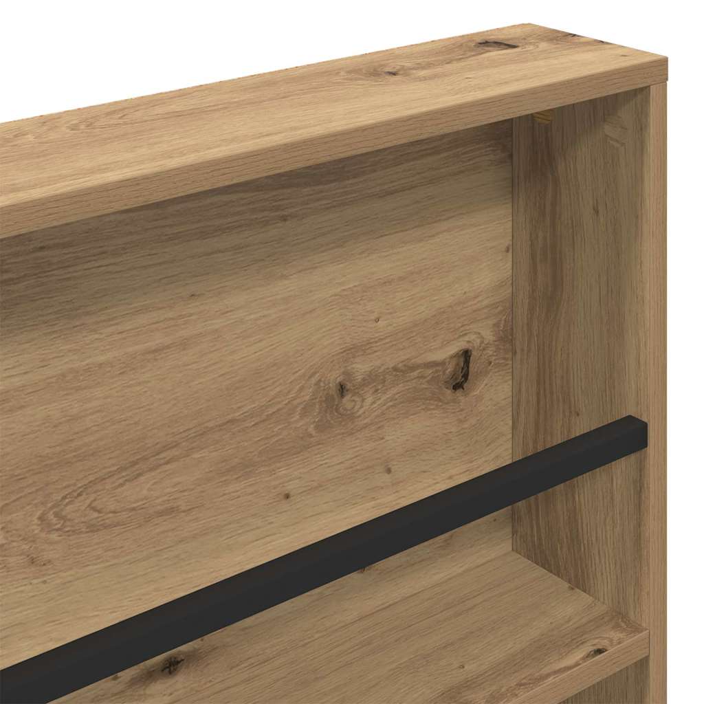 Polica za časopise 2 pcs Umjetnički hrast 100 x 12 x 70 cm