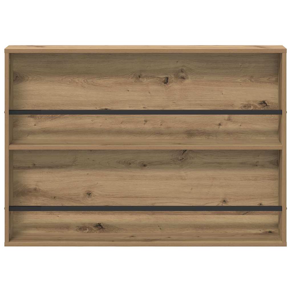 Polica za časopise 2 pcs Umjetnički hrast 100 x 12 x 70 cm