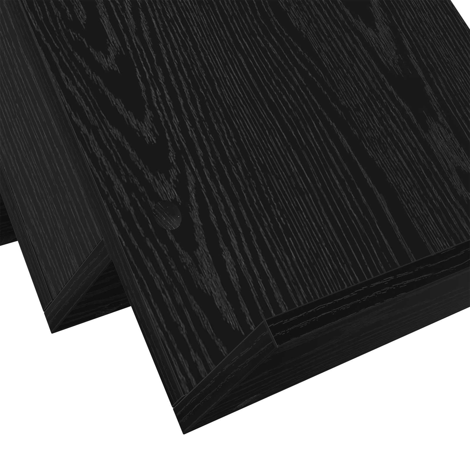 Polica za časopise s policom Crni hrast 65 x 53 x 28,5 cm