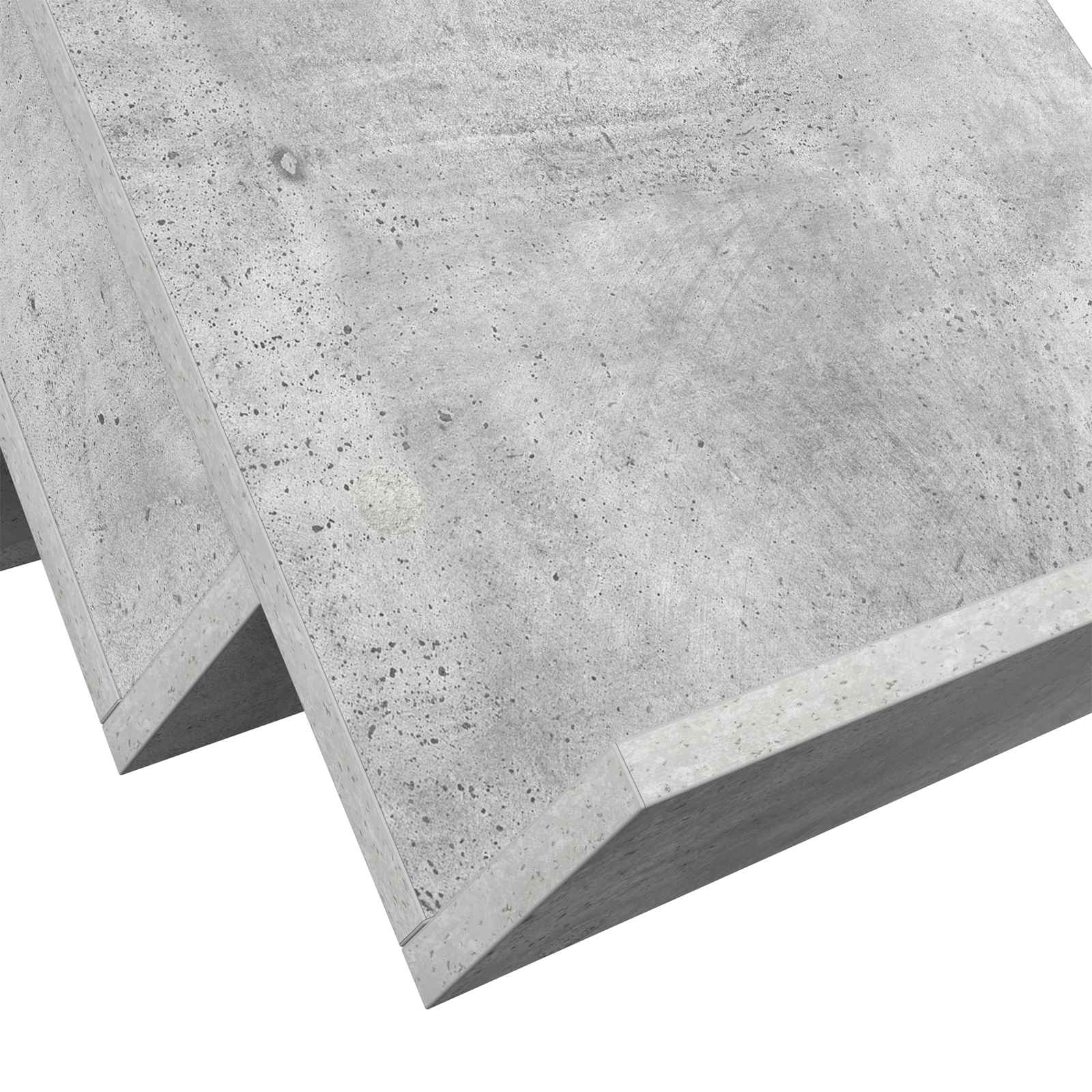 Polica za časopise s policom Betonska siva 65 x 53 x 28,5 cm