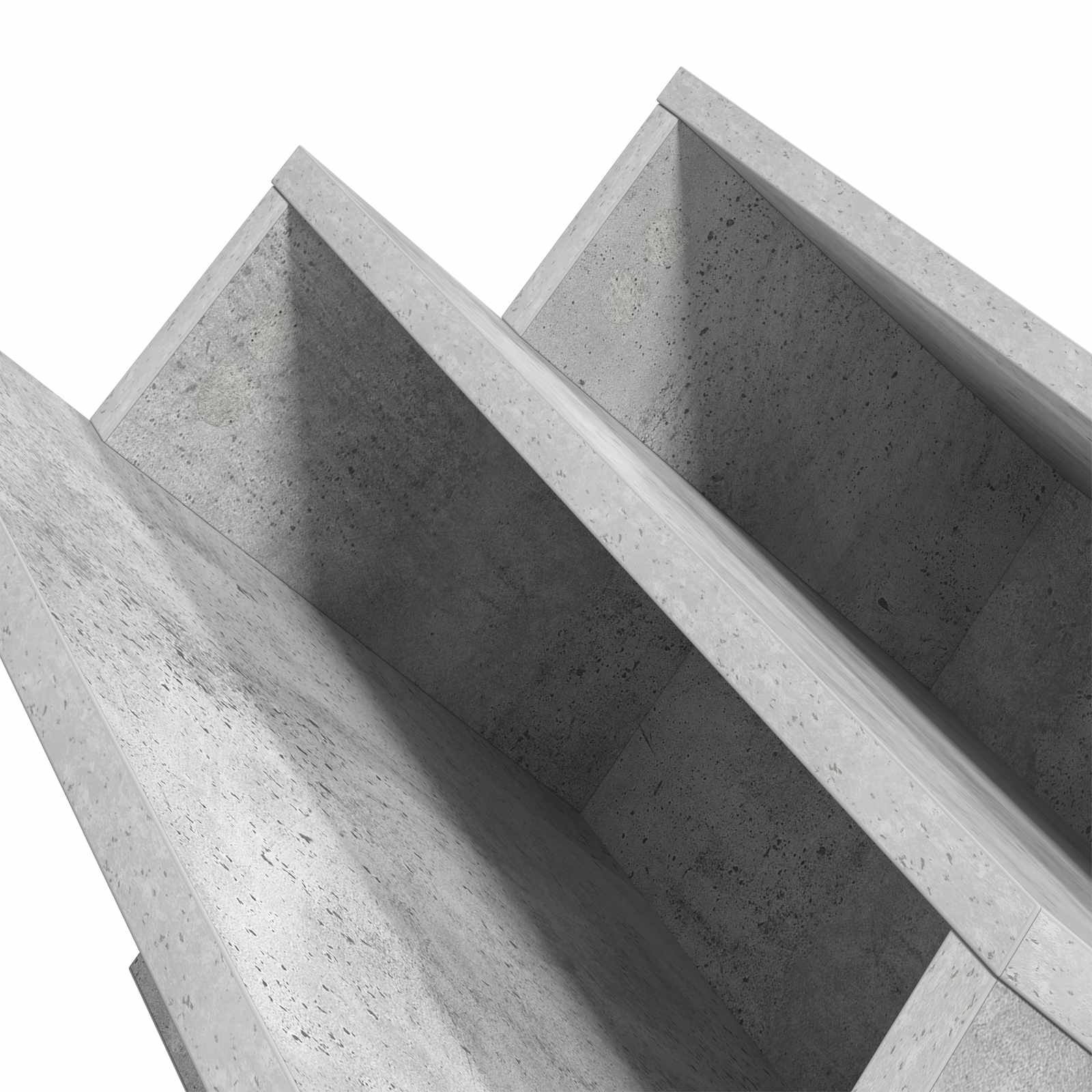 Polica za časopise s policom Betonska siva 65 x 53 x 28,5 cm