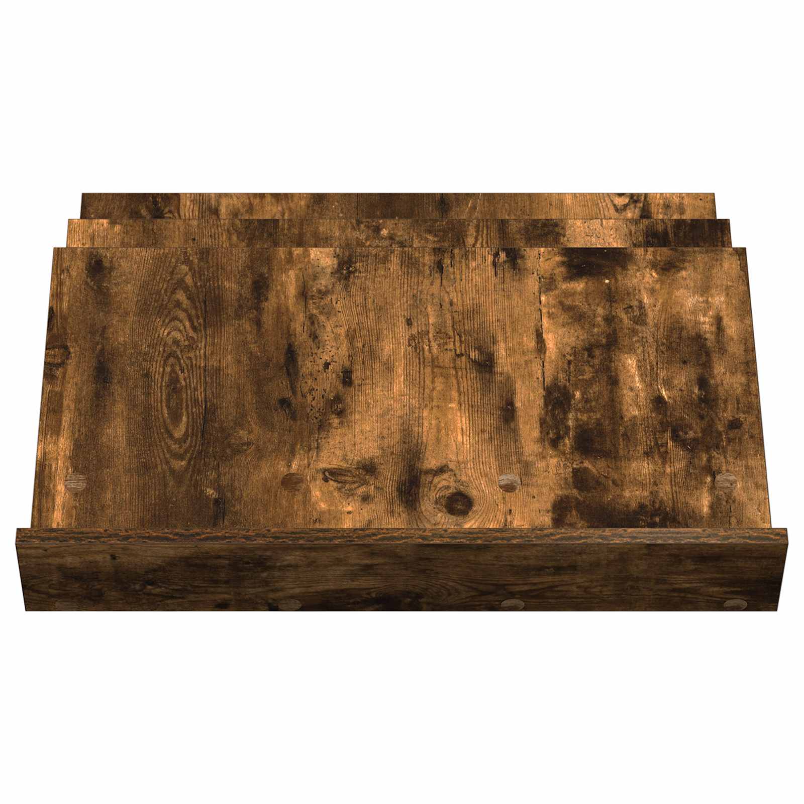 Polica za časopise s policom Dimljeni hrast 65 x 53 x 28,5 cm