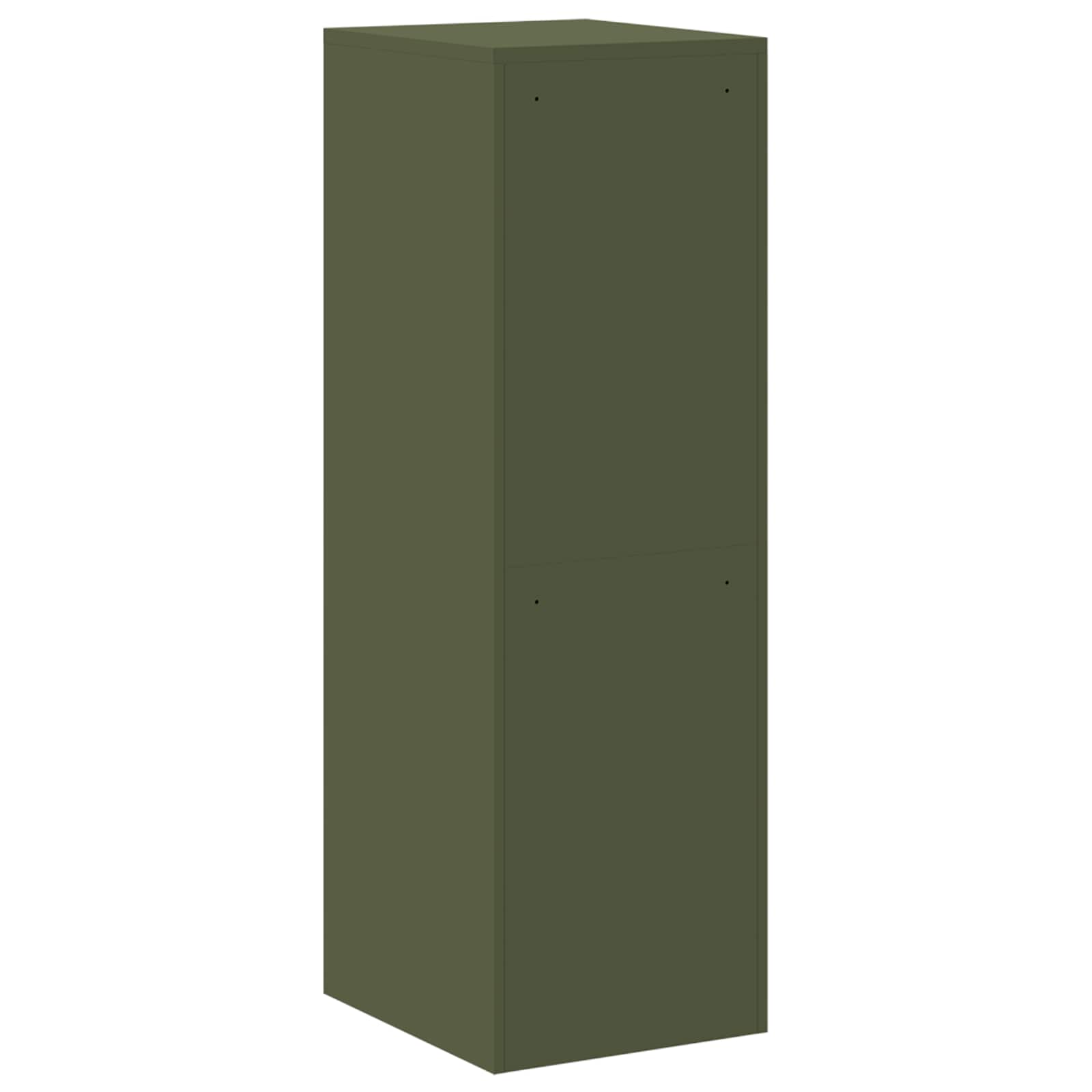 Kabinet za datoteke 2 pcs Maslinasto zelena 44 x 50 x 139 cm