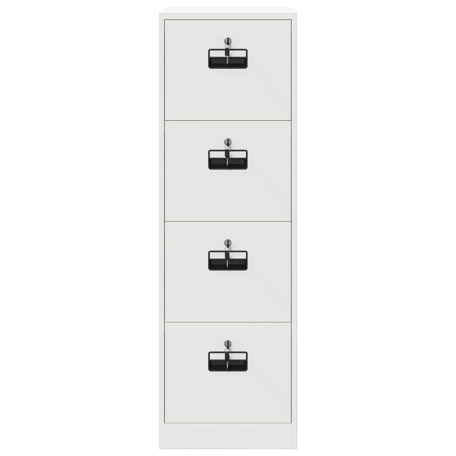 Kabinet za datoteke s ladicama 2 pcs Bijelo 44 x 50 x 139 cm