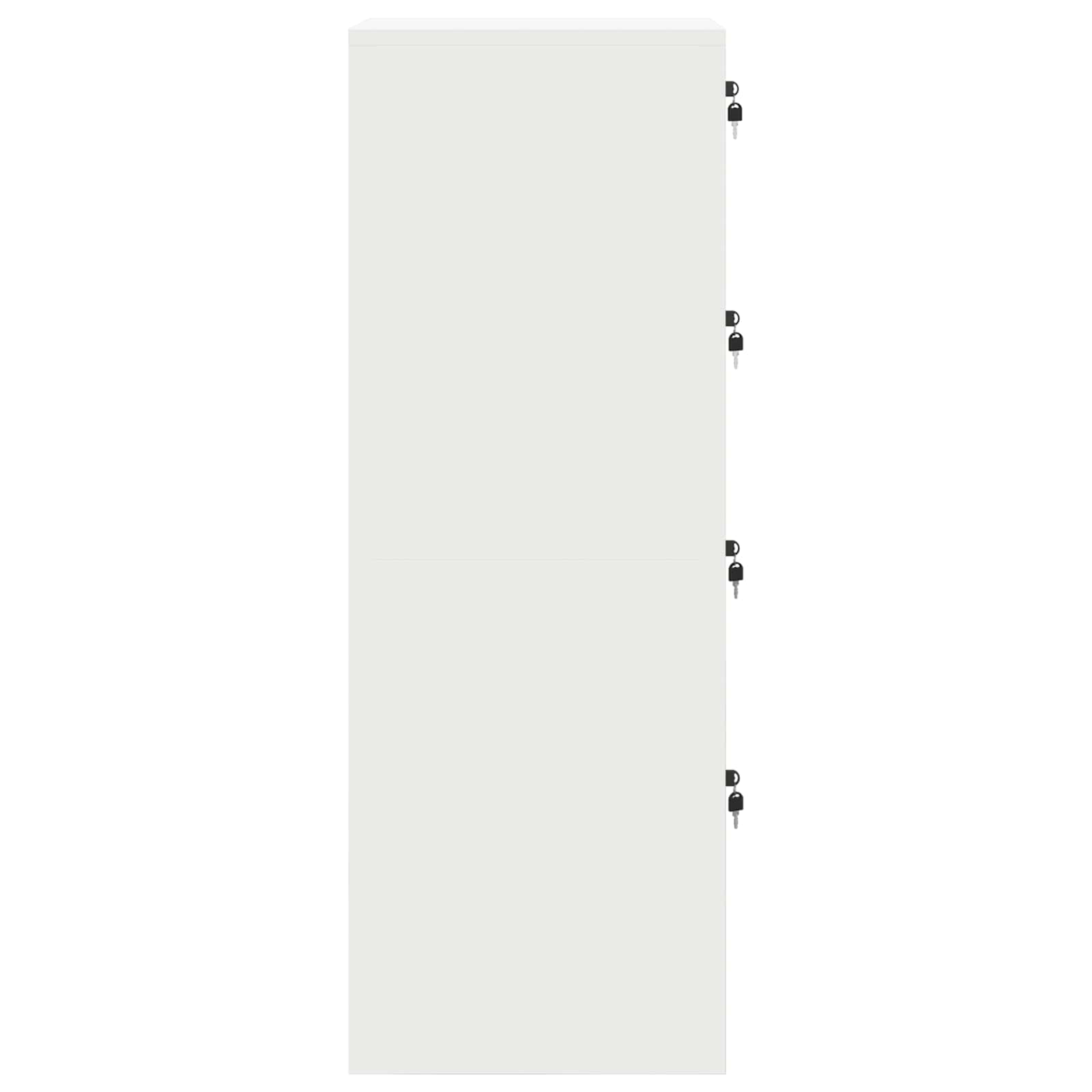 Kabinet za datoteke s ladicama 2 pcs Bijelo 44 x 50 x 139 cm