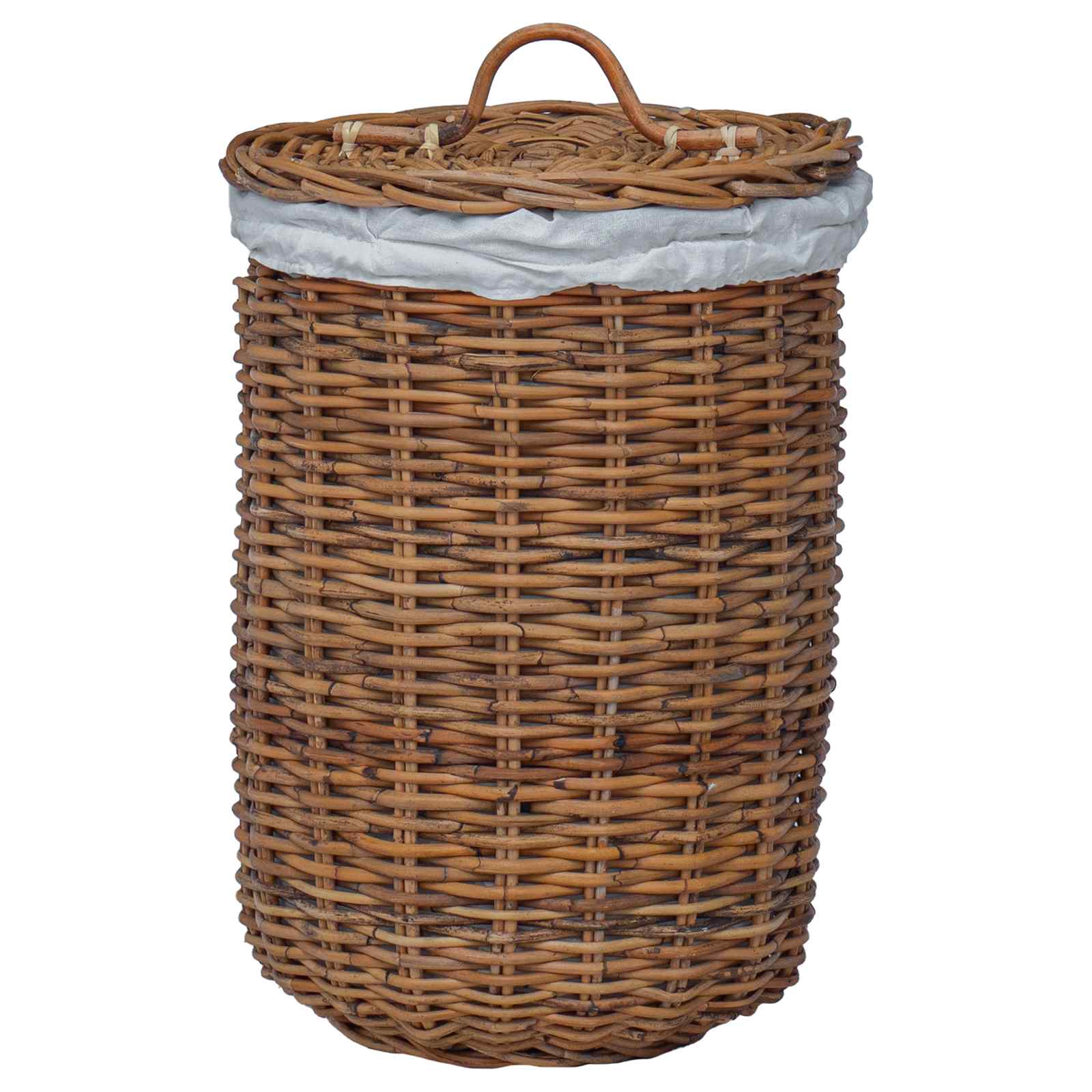 Košarica za rublje 2 pcs Smeđa Kubu Ratan