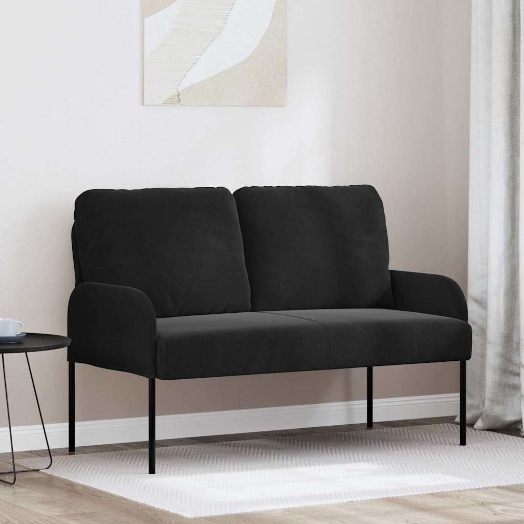 Sofe s jastukom 110cm Crna Šperploča