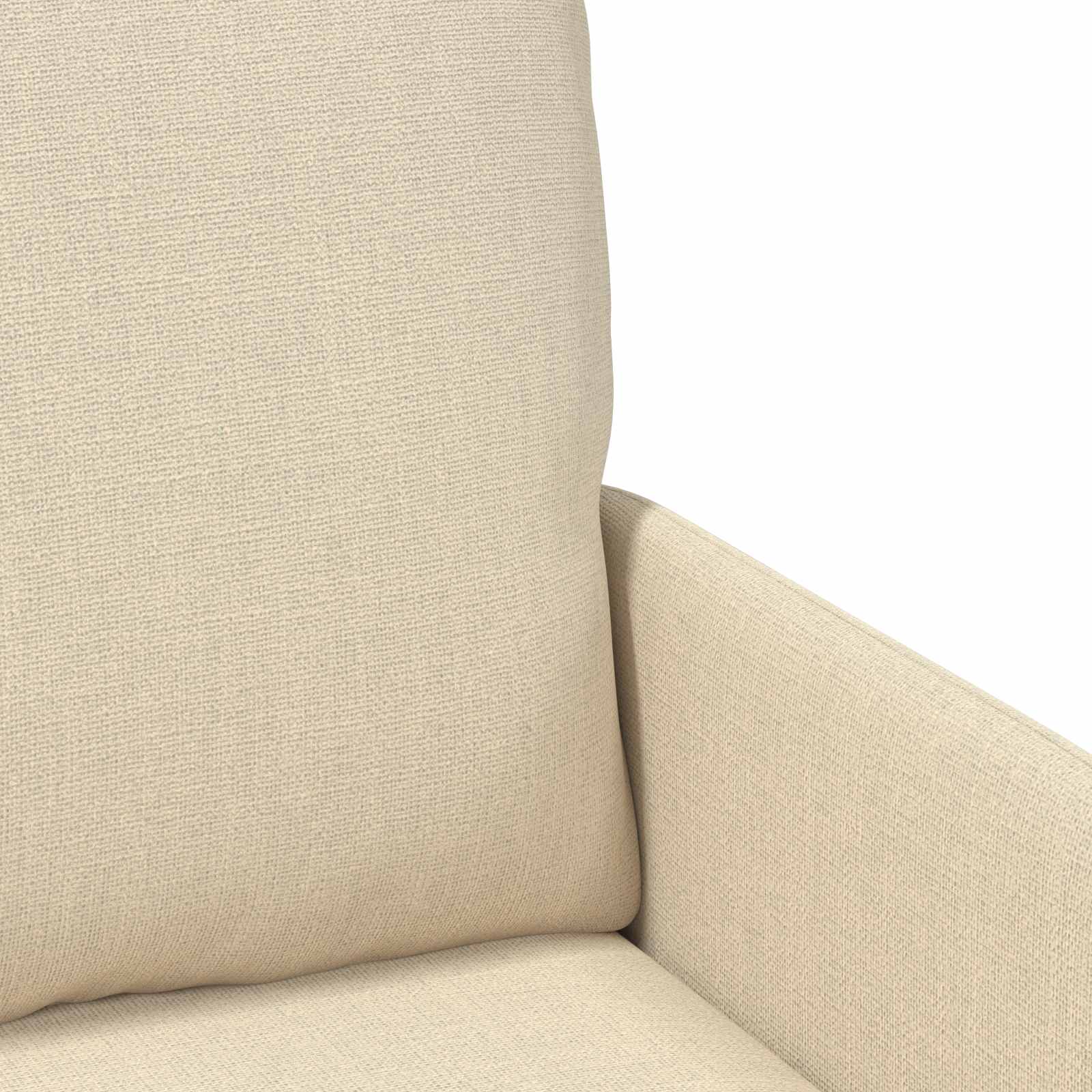 Setovi sofa s jastukom 3 pcs Krema 115 x 56 x 80 cm Šperploča