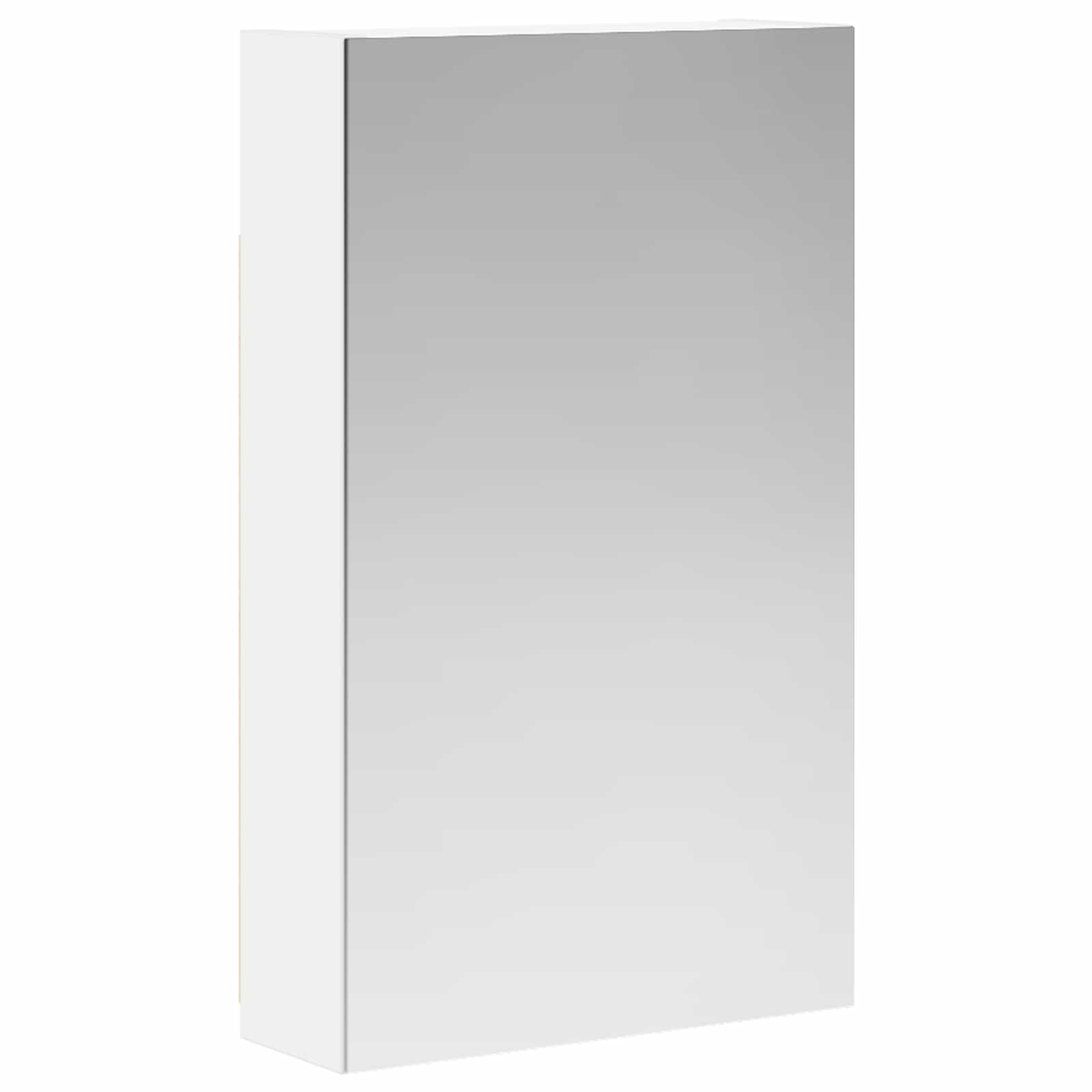 Kupaonski ormar s ogledalom s policom Bijelo 30 x 10,5 x 50 cm